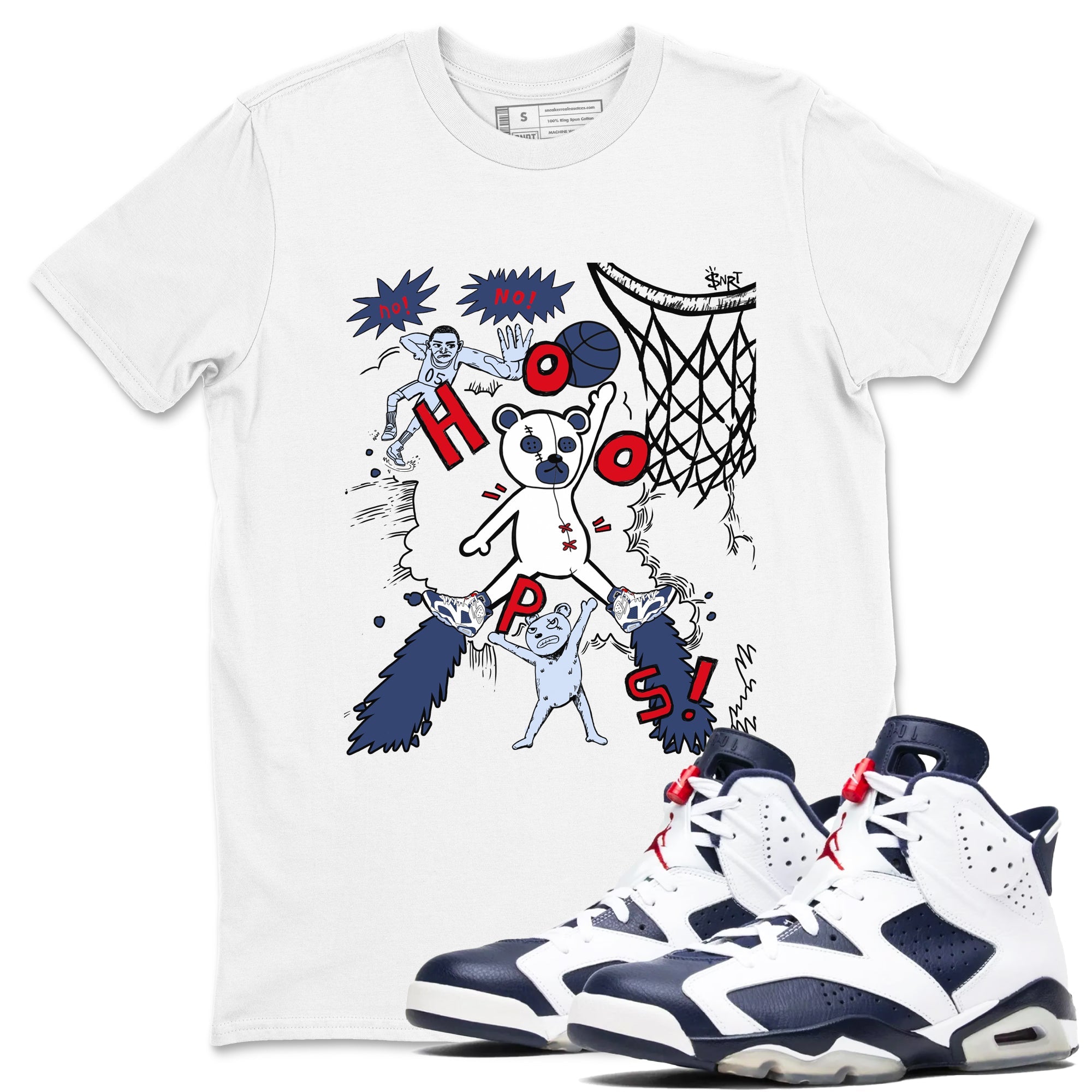  shirt to match jordans AJ6 Olympic sneaker tees  Drip Gear Zone unisex cotton White 1 crew neck shirt