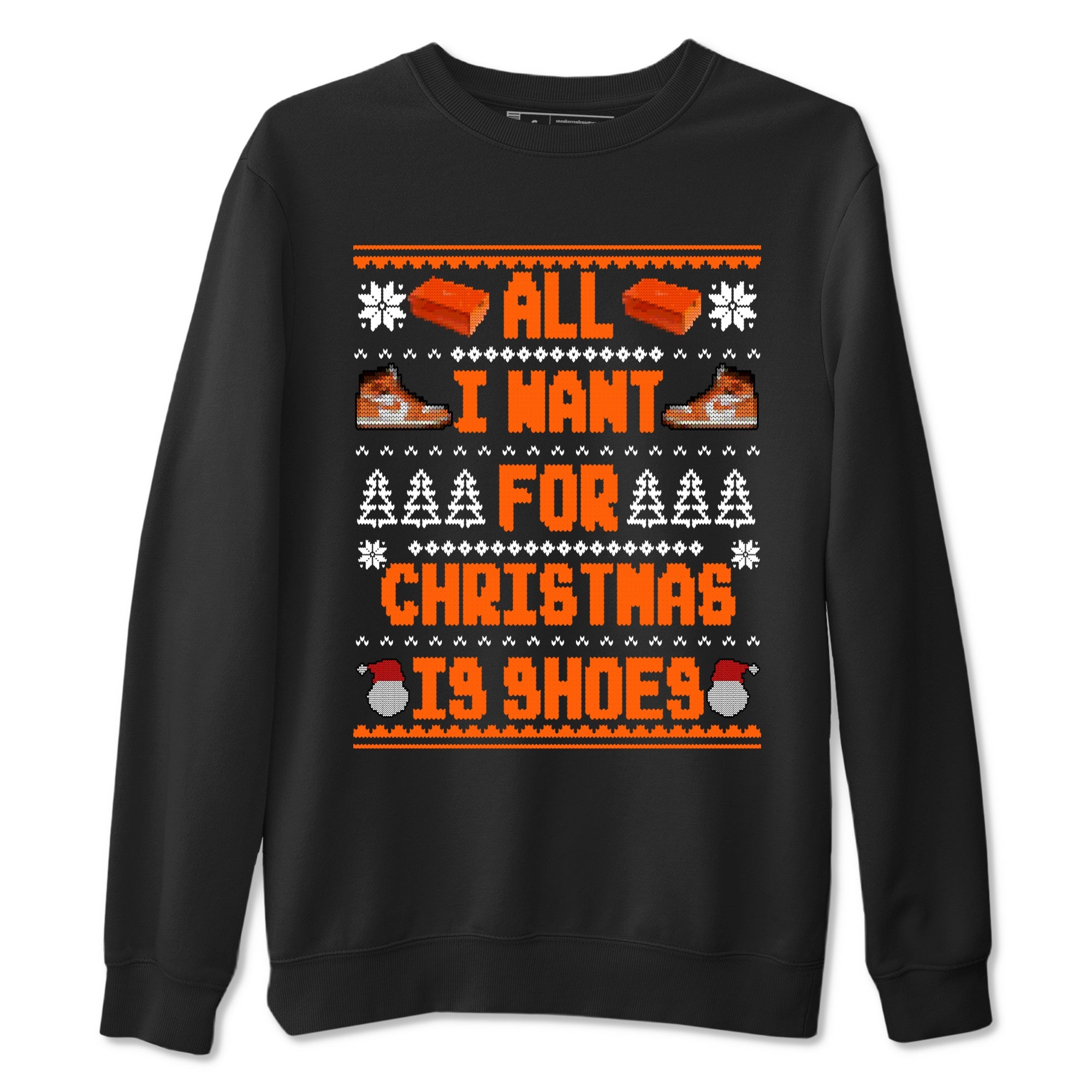 Air Jordan 1 Starfish t shirts to match sneakers Special Christmas Shirts All I Want For Christmas Is Shoes sneaker match tees 1s Starfish sneaker match tee Drip Gear Zone unisex cotton Black 2 shirts