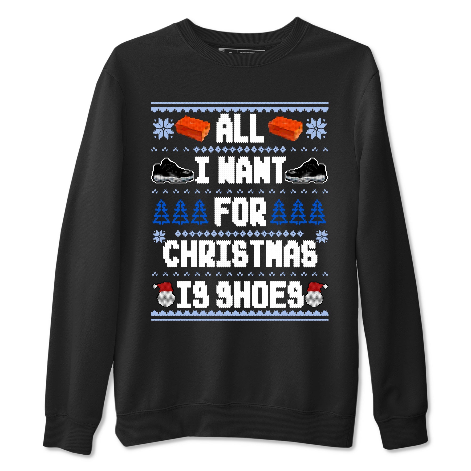 Jordan 11 Low Space Jam t shirts to match sneakers Special Christmas Shirts All I Want For Christmas Is Shoes sneaker match tees Air Jordan 11 Black and Varsity Royal sneaker match tee Drip Gear Zone unisex cotton Black 2 shirts