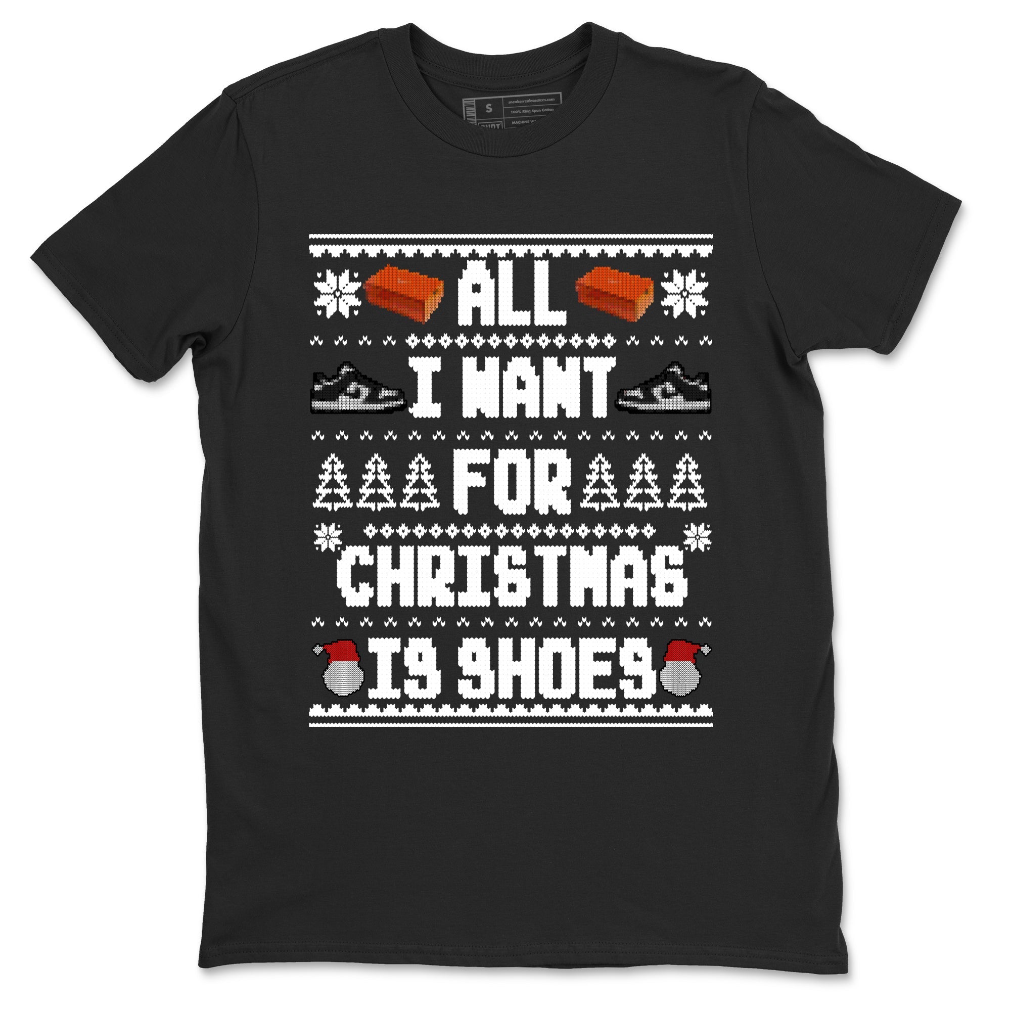 Nike Dunk Panda t shirts to match sneakers Special Christmas Shirts All I Want For Christmas Is Shoes sneaker match tees Dunk Panda sneaker match tee Drip Gear Zone unisex cotton Black 2 shirts
