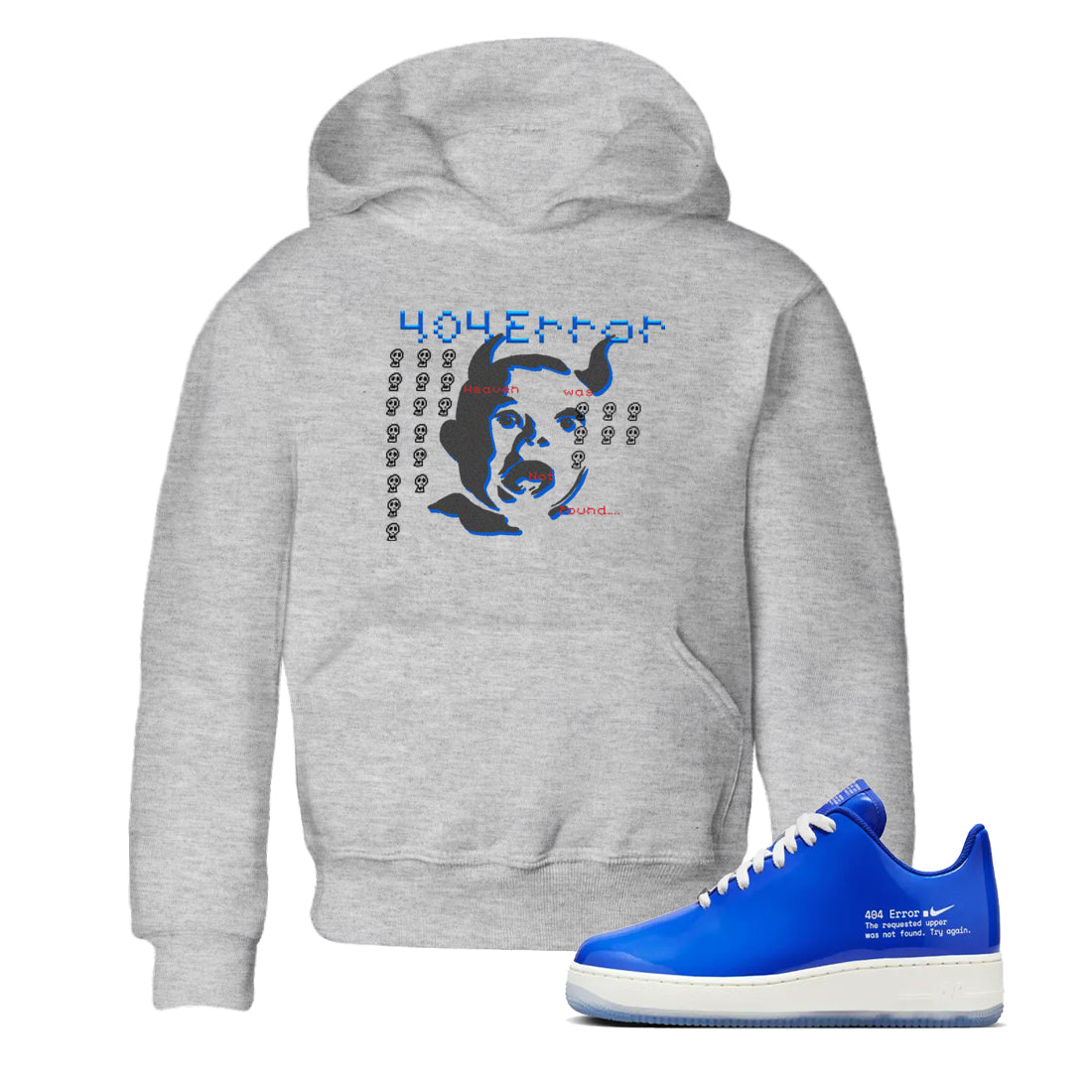 Air Force 1 404 Error shirt to match jordans Are You Blessed sneaker tees Air Force 1 404 Error Drip Gear Zone baby toddler Heather Grey 1 cotton Shirt