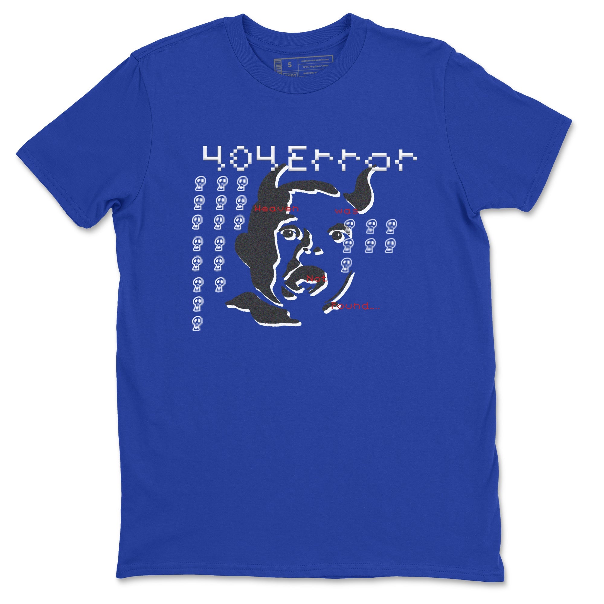 Air Force 1 404 Error shirt to match jordans Are You Blessed sneaker tees Air Force 1 404 Error Drip Gear Zone unisex cotton Royal Blue 2 crew neck shirt