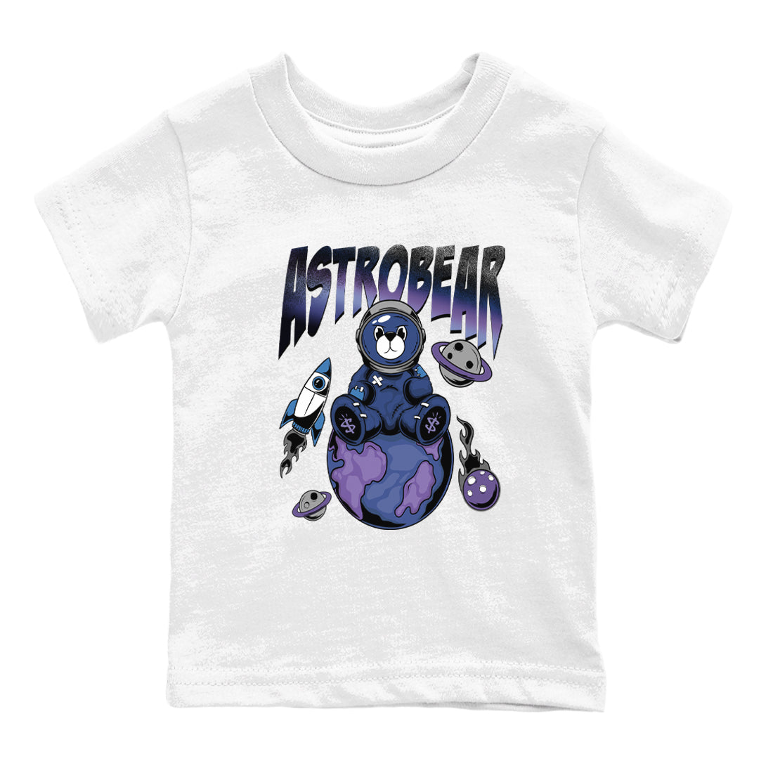 Air Foamposite One Galaxy Shirts To Match Jordans Astrobear Sneaker Shirts Air Foamposite 1 Galaxy Drip Gear Zone Baby Youth Toddler White 2 crew neck shirts