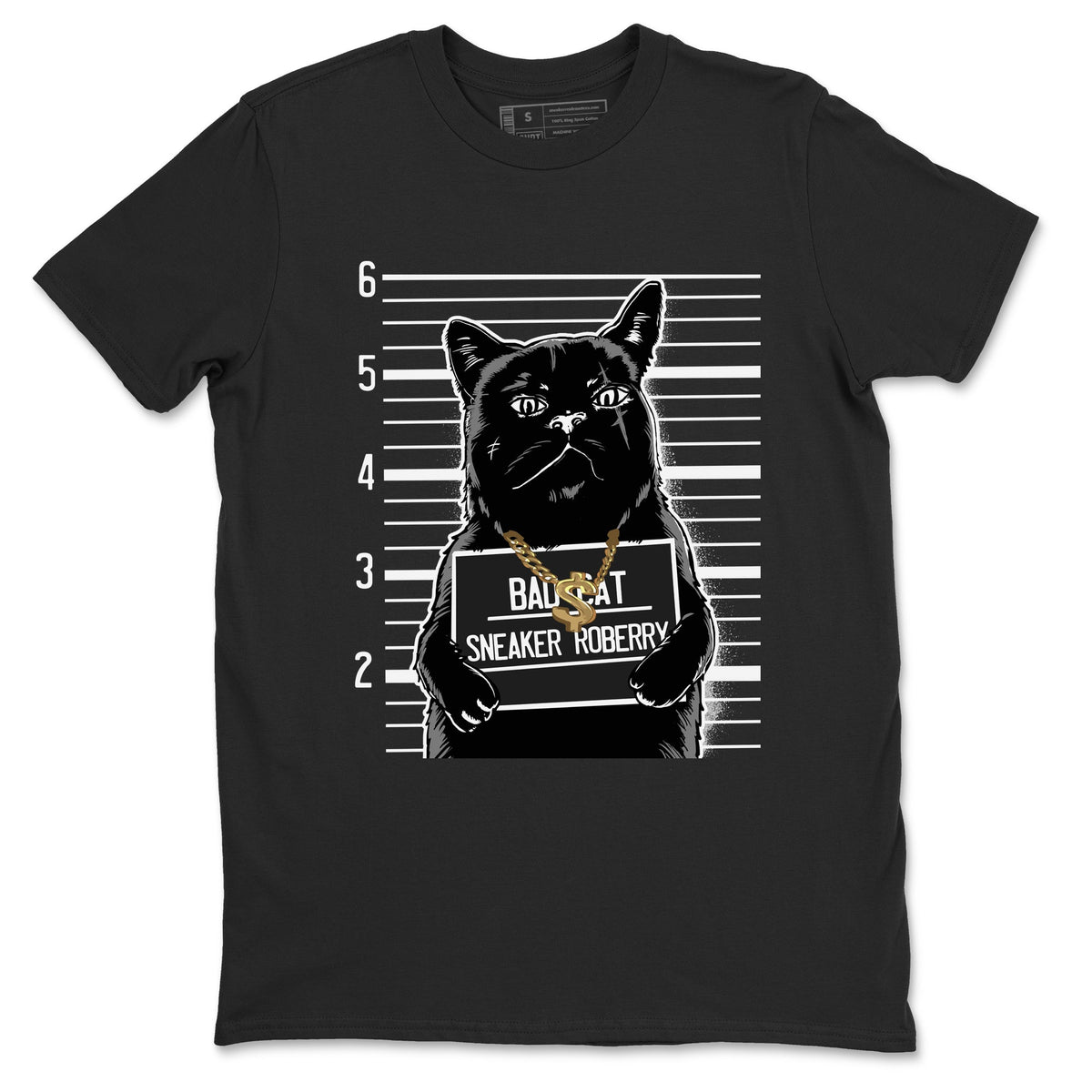 5s Black Cat shirts to match jordans Bad Cat sneaker match tees Air Jordan 5 Black Cat match shoes to clothes Drip Gear Zone unisex cotton Black 2 shirts