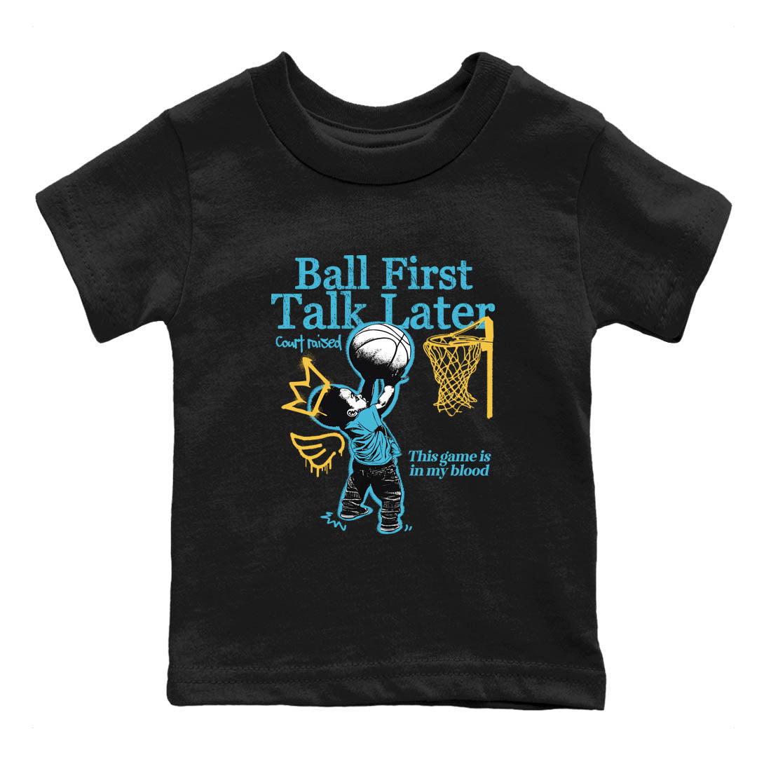 Sneaker Threads  Sneaker Tees To Match Air Jordan 11 Retro Gamma  Ball First Talk Later Youth Graphic Tee Black 2. Perfect for Jordan releases 2025 colorways.