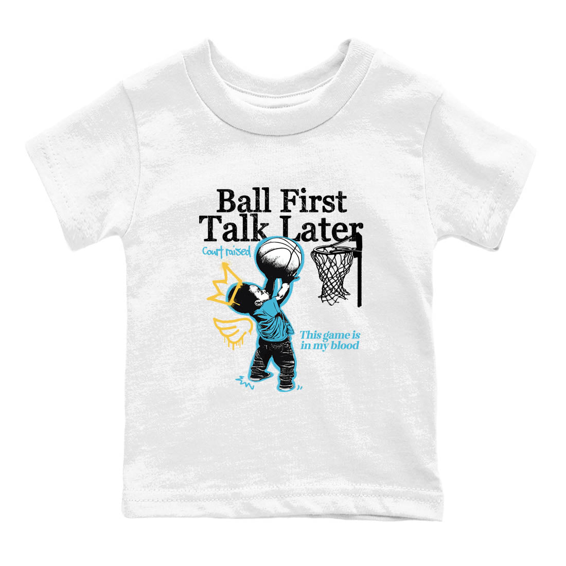 Sneaker Threads  Sneaker Tees To Match Air Jordan 11 Retro Gamma  Ball First Talk Later Youth Graphic Tee White 2. Perfect for Jordan releases 2025 colorways.