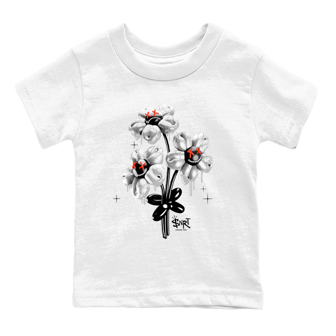 Foams One Jin shirts to match jordans Balloon Bouquet sneaker match tees Air Foamposite One Jin match shoes to clothes Drip Gear Zone Youth Baby White 2 tee