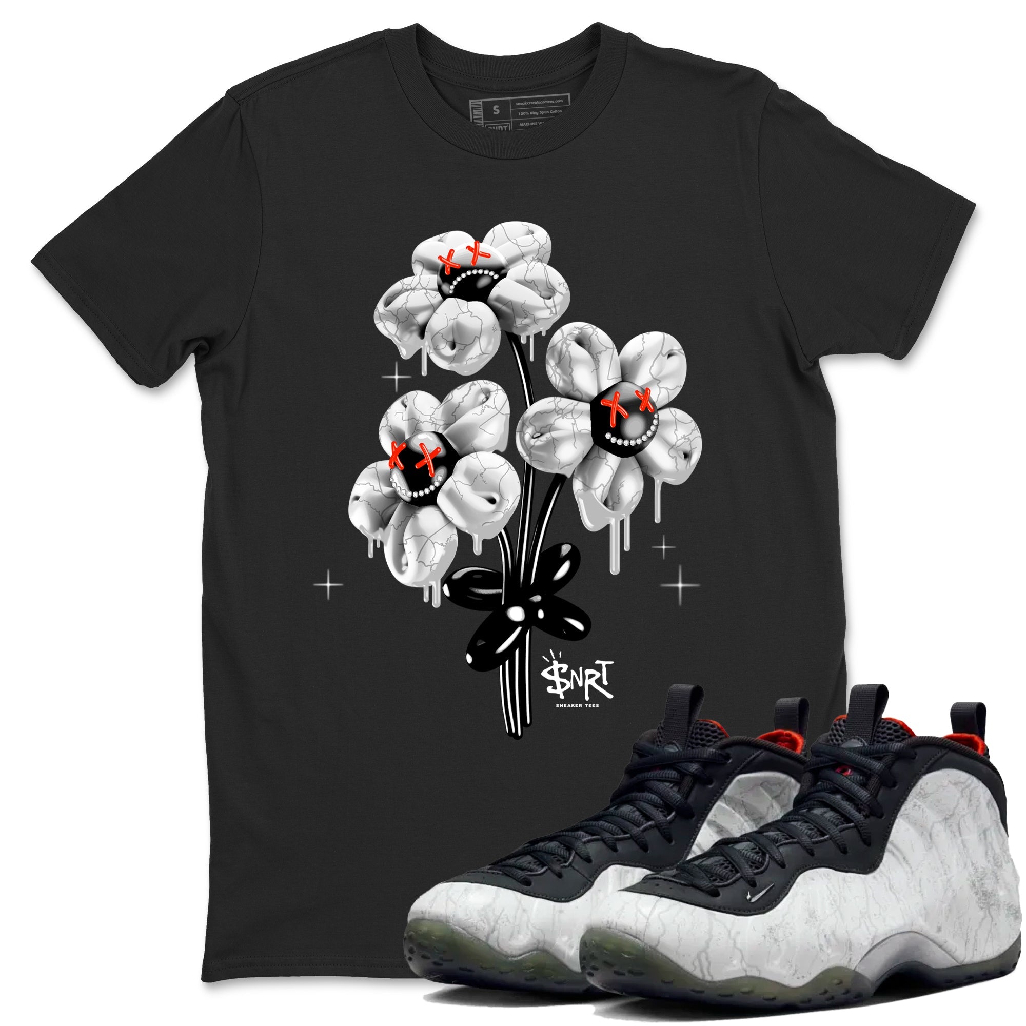 Foams One Jin shirts to match jordans Balloon Bouquet sneaker match tees Air Foamposite One Jin match shoes to clothes Drip Gear Zone unisex cotton Black 1 shirts