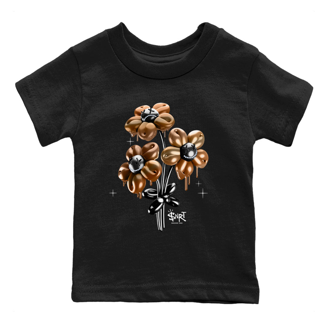Foams One Metallic Copper shirts to match jordans Balloon Bouquet sneaker match tees Air Foamposite One Metallic Copper match shoes to clothes Drip Gear Zone Youth Baby Black 2 tee