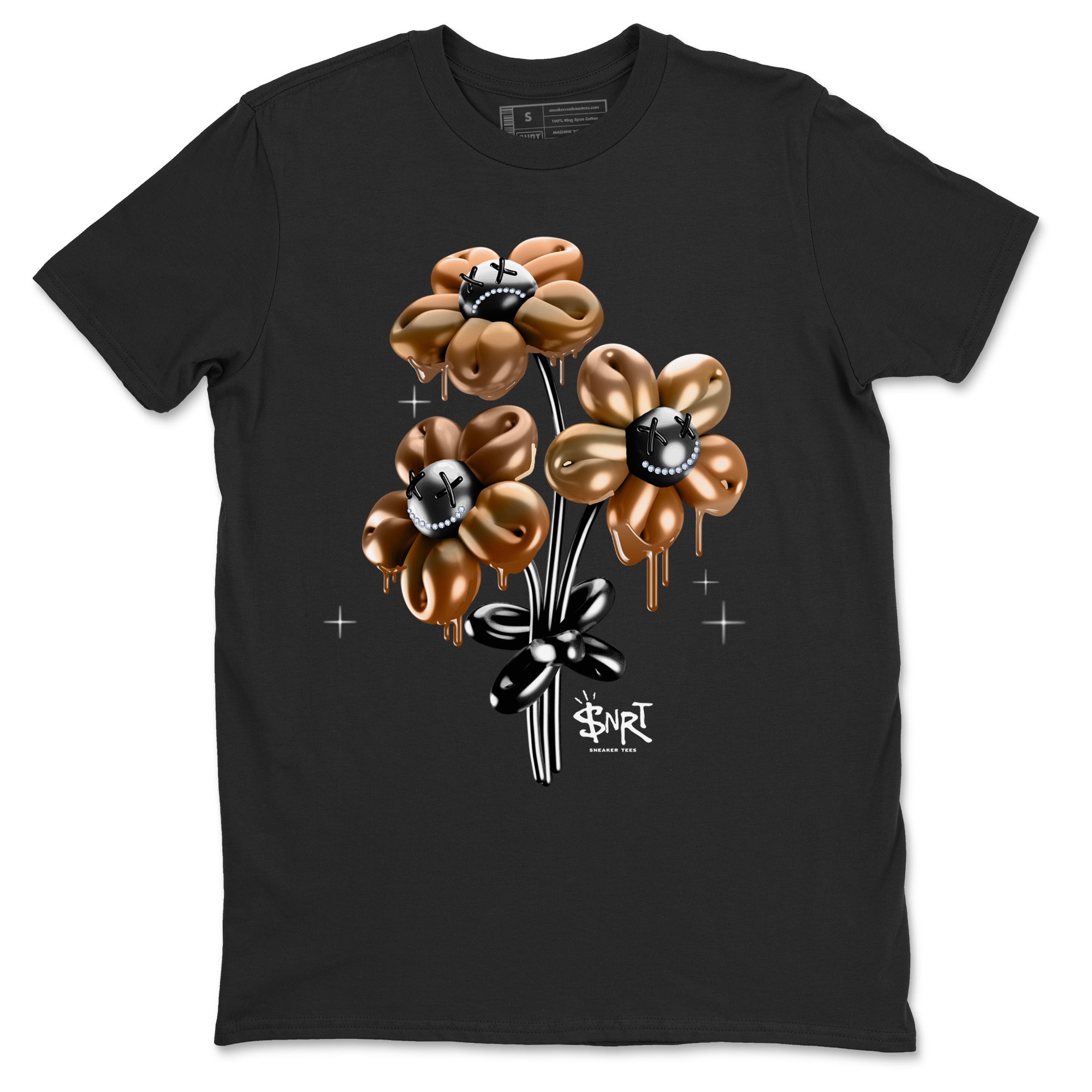 Foams One Metallic Copper shirts to match jordans Balloon Bouquet sneaker match tees Air Foamposite One Metallic Copper match shoes to clothes Drip Gear Zone unisex cotton Black 2 shirts