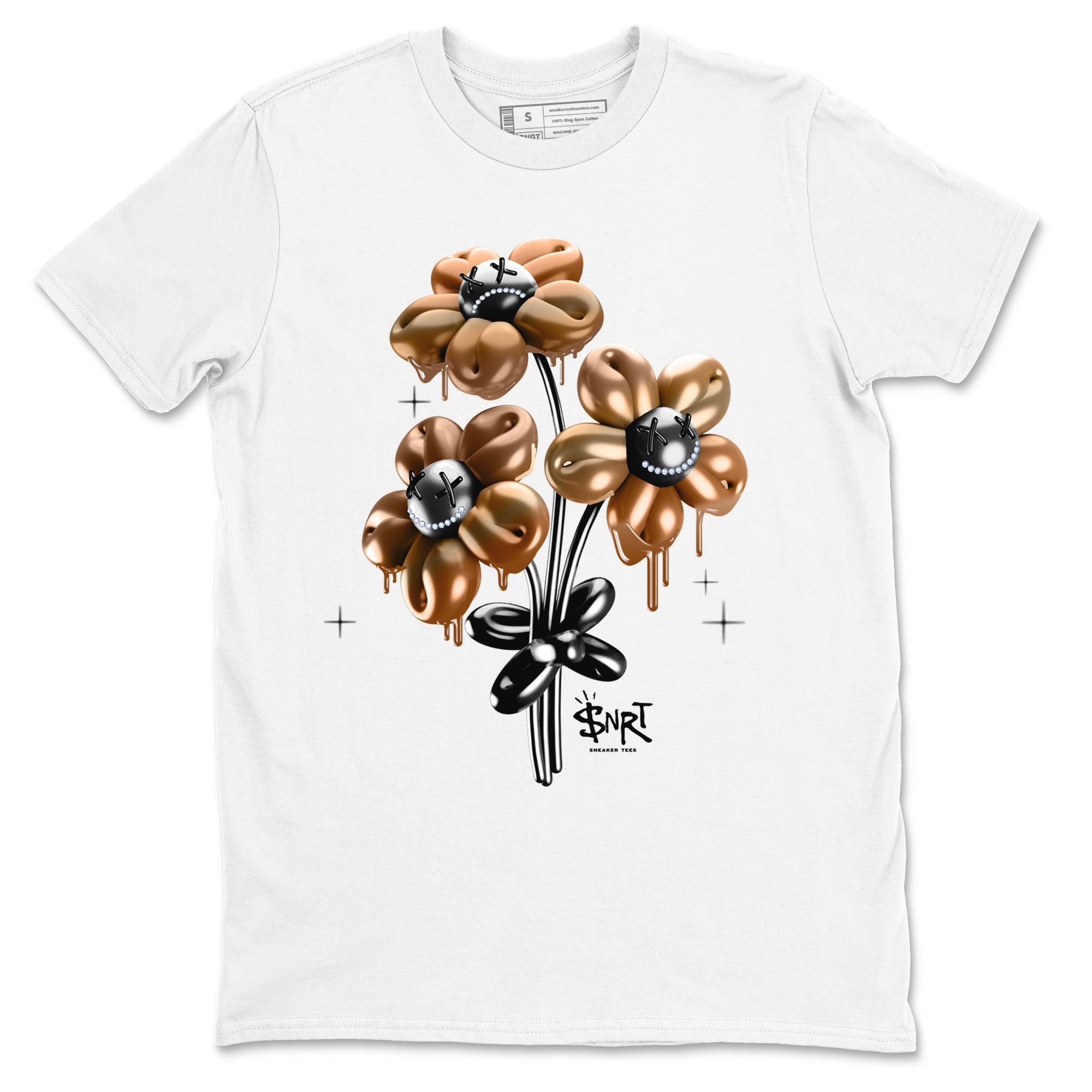 Foams One Metallic Copper shirts to match jordans Balloon Bouquet sneaker match tees Air Foamposite One Metallic Copper match shoes to clothes Drip Gear Zone unisex cotton White 2 shirts