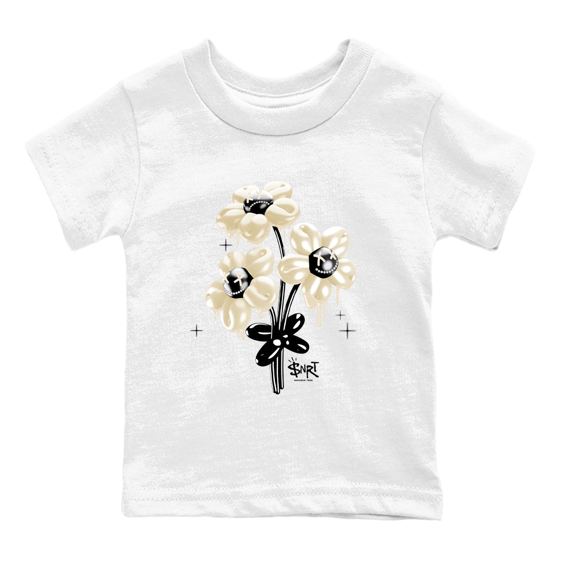 Sneaker Threads  Sneaker Tees To Match Air Foamposite One Pearl  Balloon Bouquet Youth Graphic Tee White 2. Perfect for Jordan releases 2025 colorways.