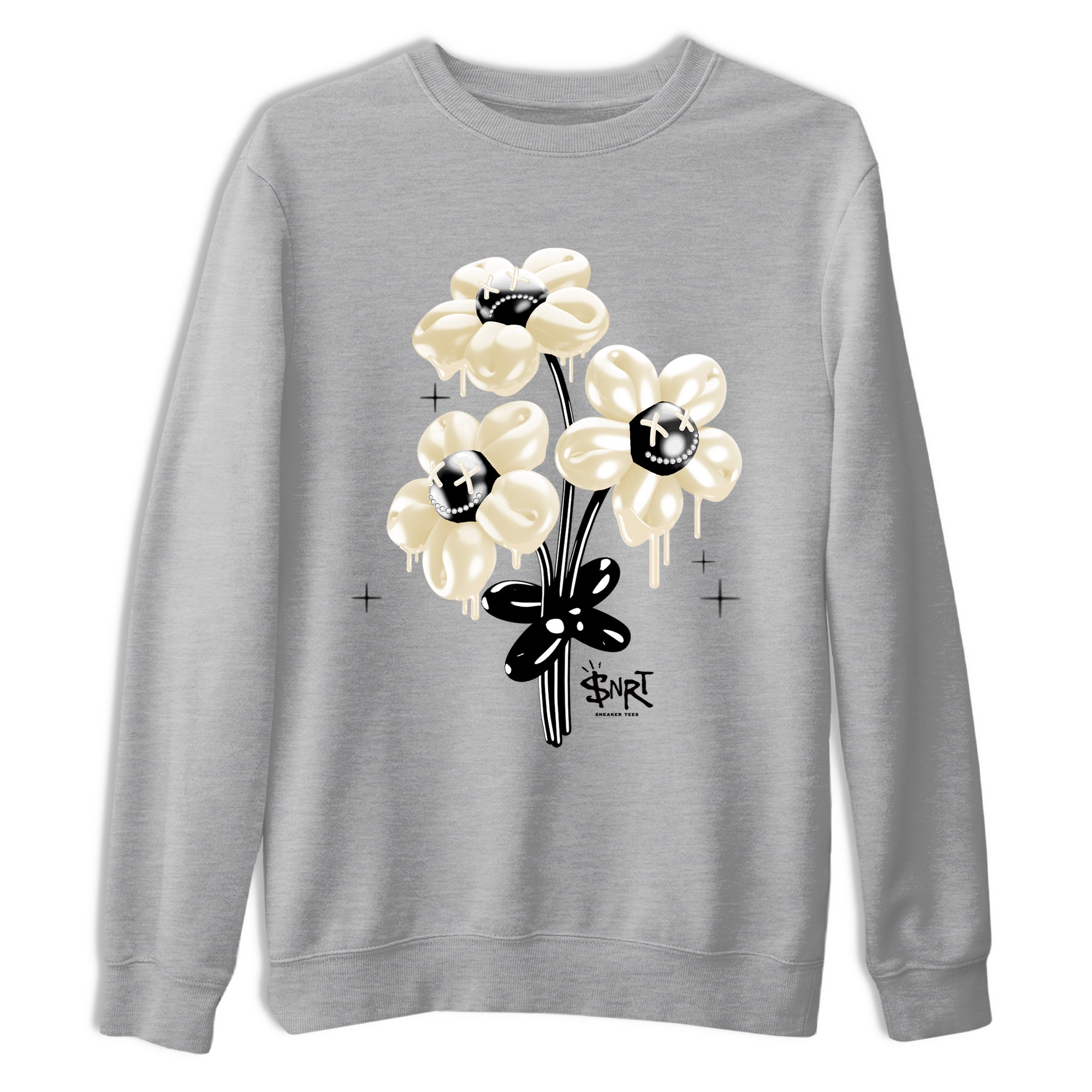 Sneaker Threads  Sneaker Tees To Match Air Foamposite One Pearl  Balloon Bouquet Graphic Tee Heather Grey 2. Perfect for Jordan releases 2025 colorways.