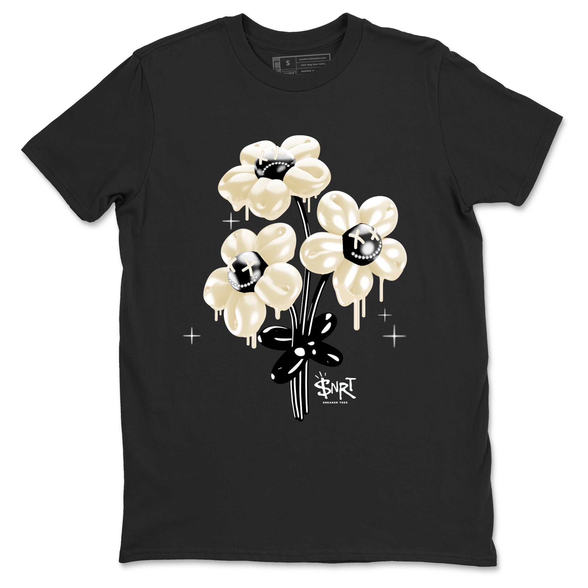 Sneaker Threads  Sneaker Tees To Match Air Foamposite One Pearl  Balloon Bouquet Graphic Tee Black 2. Perfect for Jordan releases 2025 colorways.