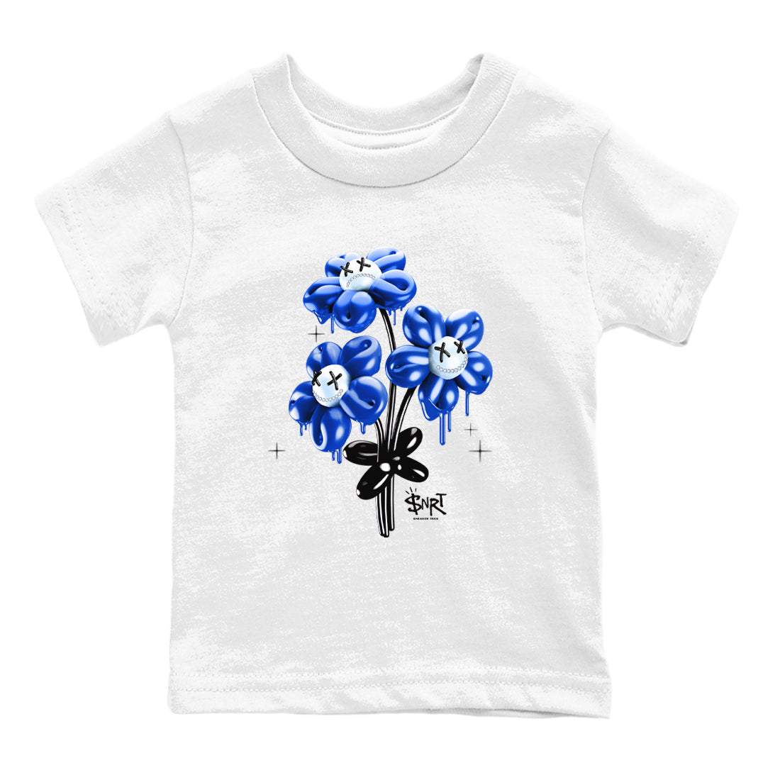 Air Foamposite One Royal shirts to match jordans Balloon Bouquet sneaker match tees Air Foamposite One Royal Drip Gear Zone Youth Baby White 2 crew neck shirts
