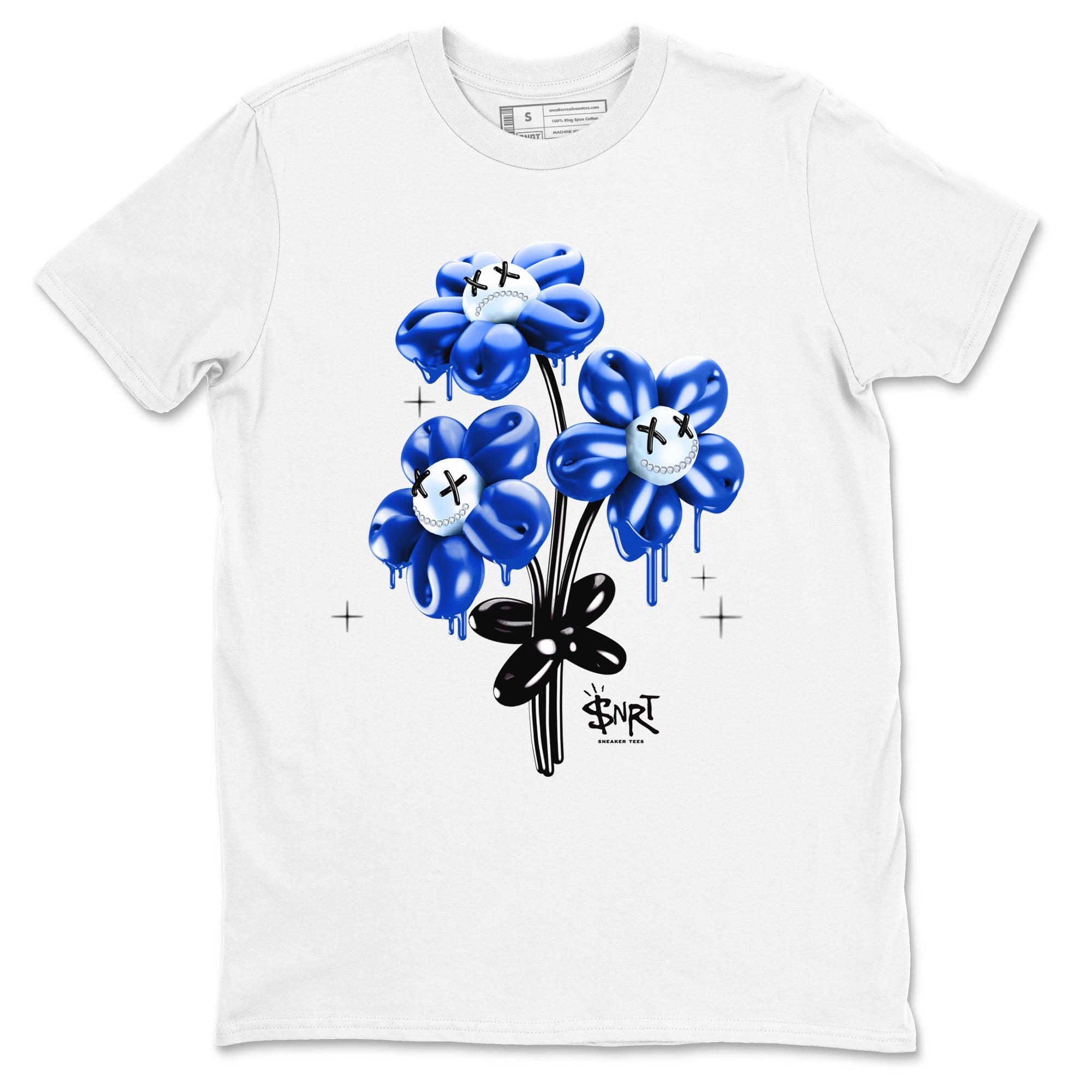 Air Foamposite One Royal shirts to match jordans Balloon Bouquet sneaker match tees Air Foamposite One Royal Drip Gear Zone unisex cotton White 2 crew neck shirts