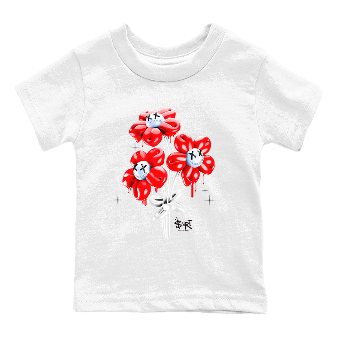 11s Cherry shirts to match jordans Balloon Bouquet sneaker match tees Air Jordan 11 Retro Cherry match shoes to clothes Drip Gear Zone Youth Baby White 2 tee
