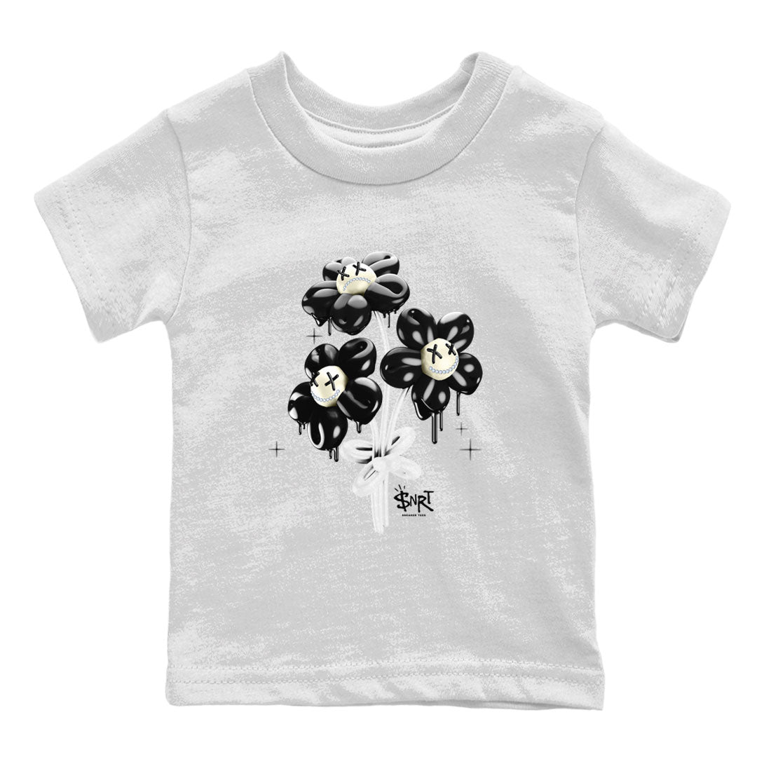 11s Gratitude shirt to match jordans Balloon Bouquet sneaker tees Air Jordan 11 Gratitude Drip Gear Zone Baby Toddler White 2 T-Shirt