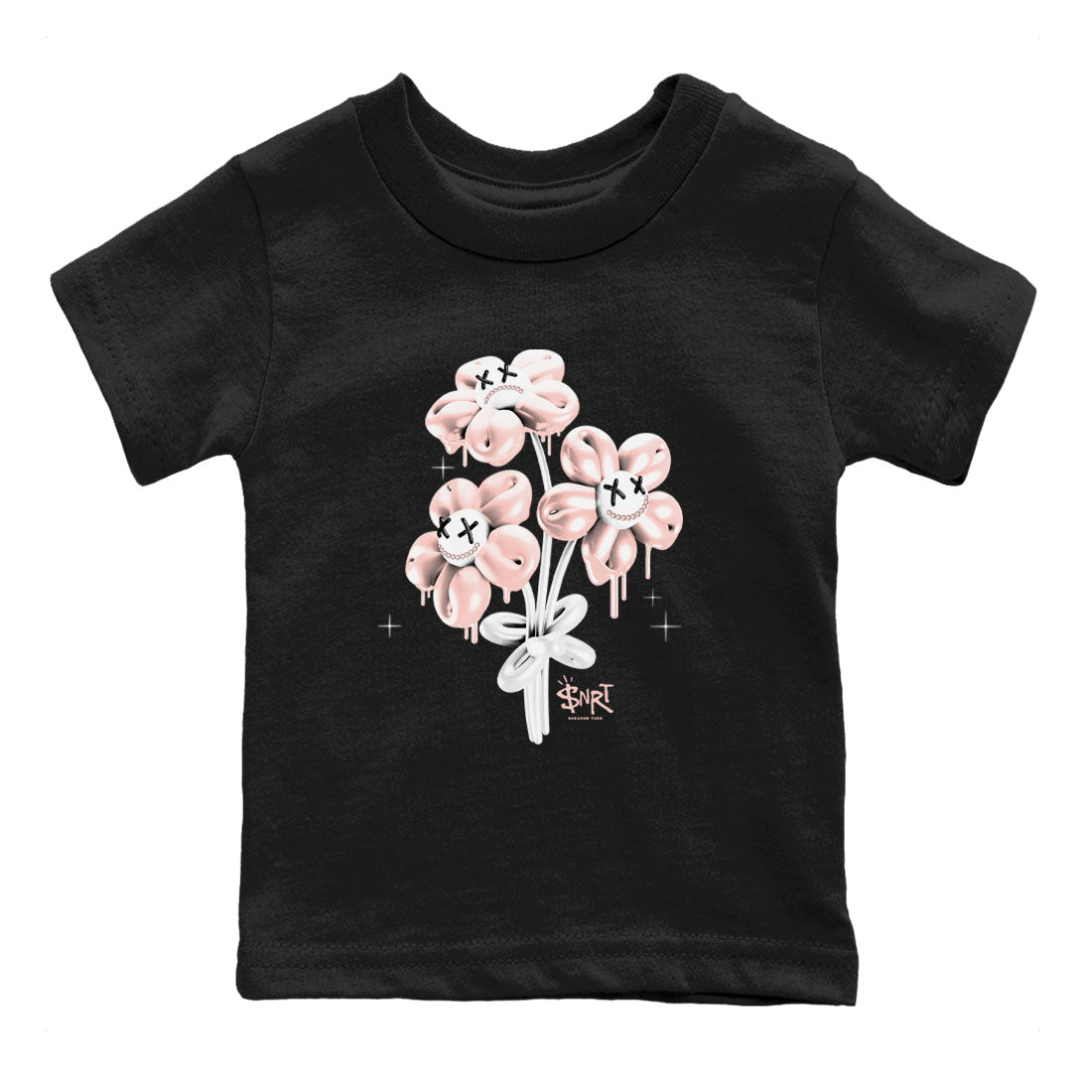 11s Legend Pink shirt to match jordans Balloon Bouquet sneaker tees Air Jordan 11 Legend Pink Drip Gear Zone baby toddler Black 2 cotton Shirt