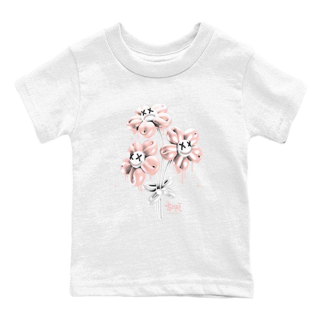 11s Legend Pink shirt to match jordans Balloon Bouquet sneaker tees Air Jordan 11 Legend Pink Drip Gear Zone baby toddler White 2 cotton Shirt