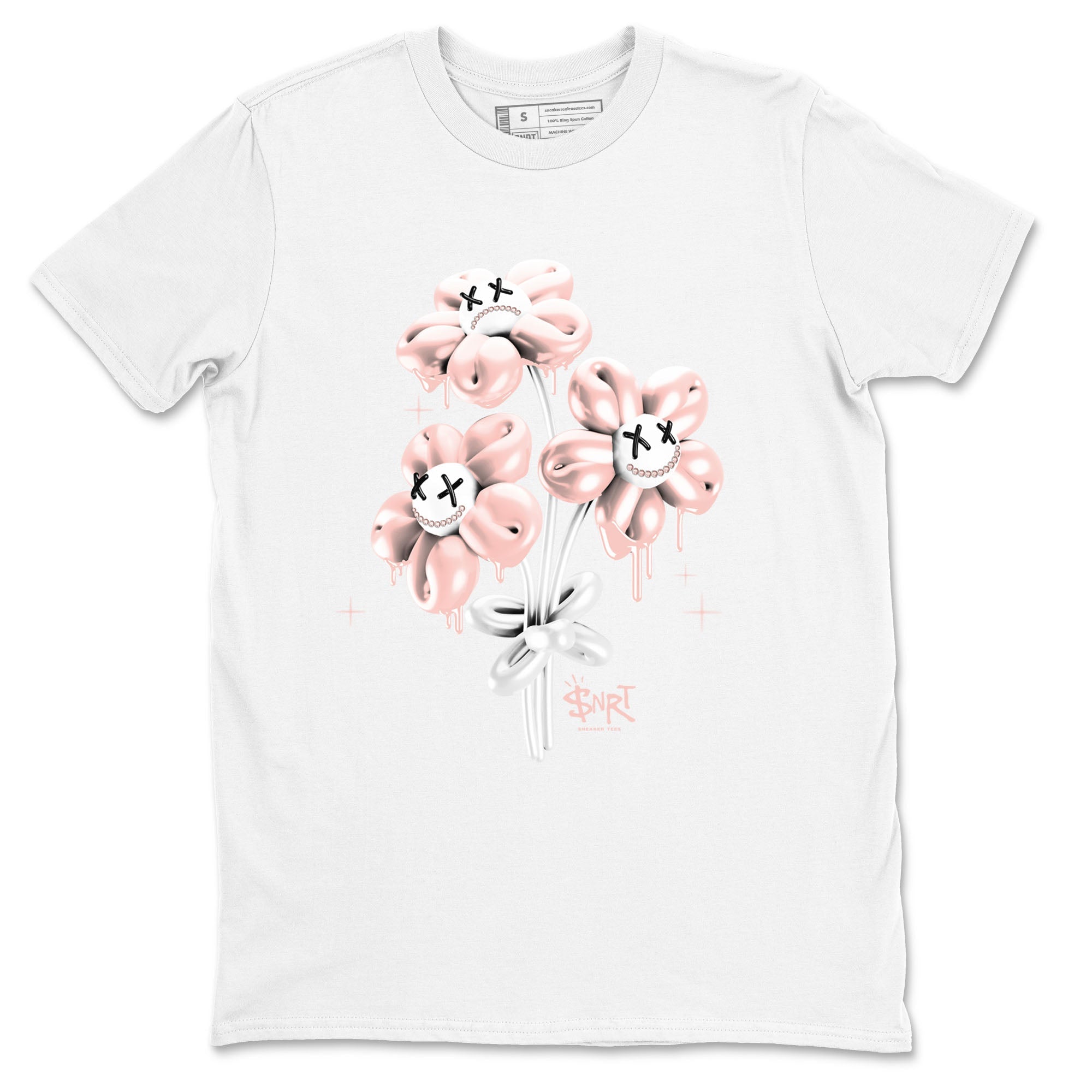 11s Legend Pink shirt to match jordans Balloon Bouquet sneaker tees Air Jordan 11 Legend Pink Drip Gear Zone unisex cotton White 2 crew neck shirt