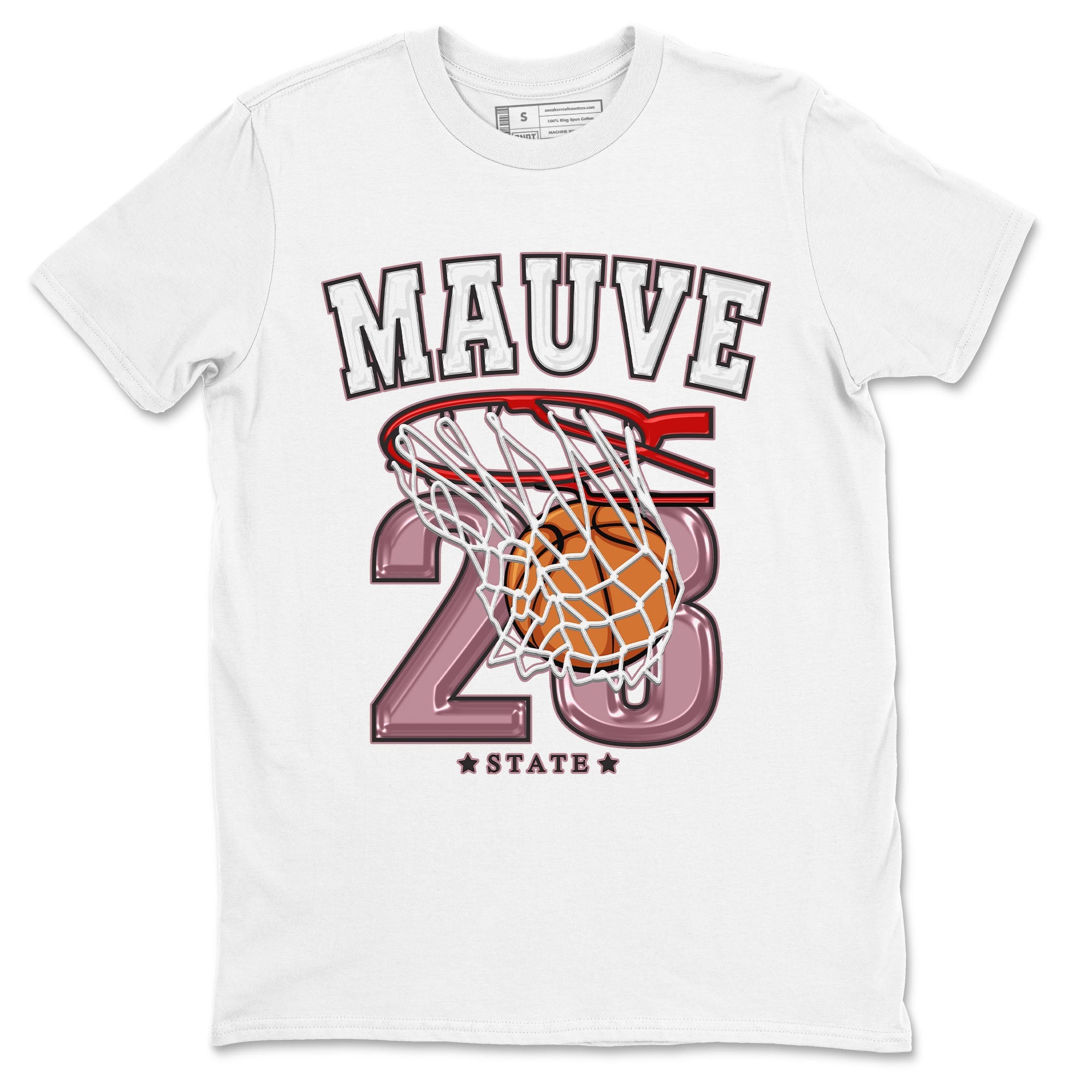 Air Jordan 1 Mauve shirt to match jordans Basketball sneaker tees AJ1 Mauve Drip Gear Zone Sneaker Matching Clothing Brand Unisex Sneaker Tee White 2 T-Shirt