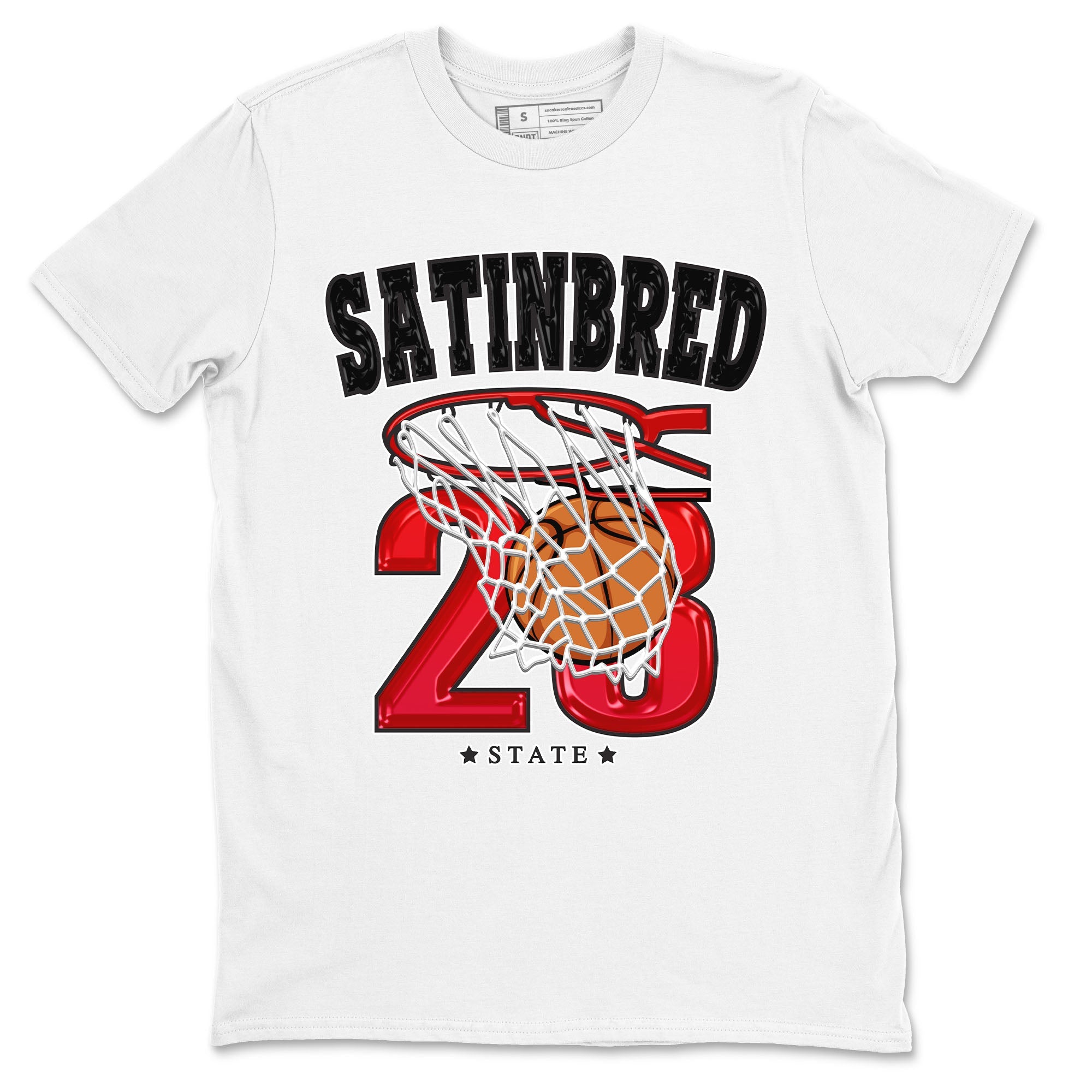 Air Jordan 1 Satin Bred shirt to match jordans Basketball sneaker tees AJ1 Retro Satin Bred Drip Gear Zone Sneaker Matching Clothing Brand Unisex Sneaker Tee White 2 T-Shirt