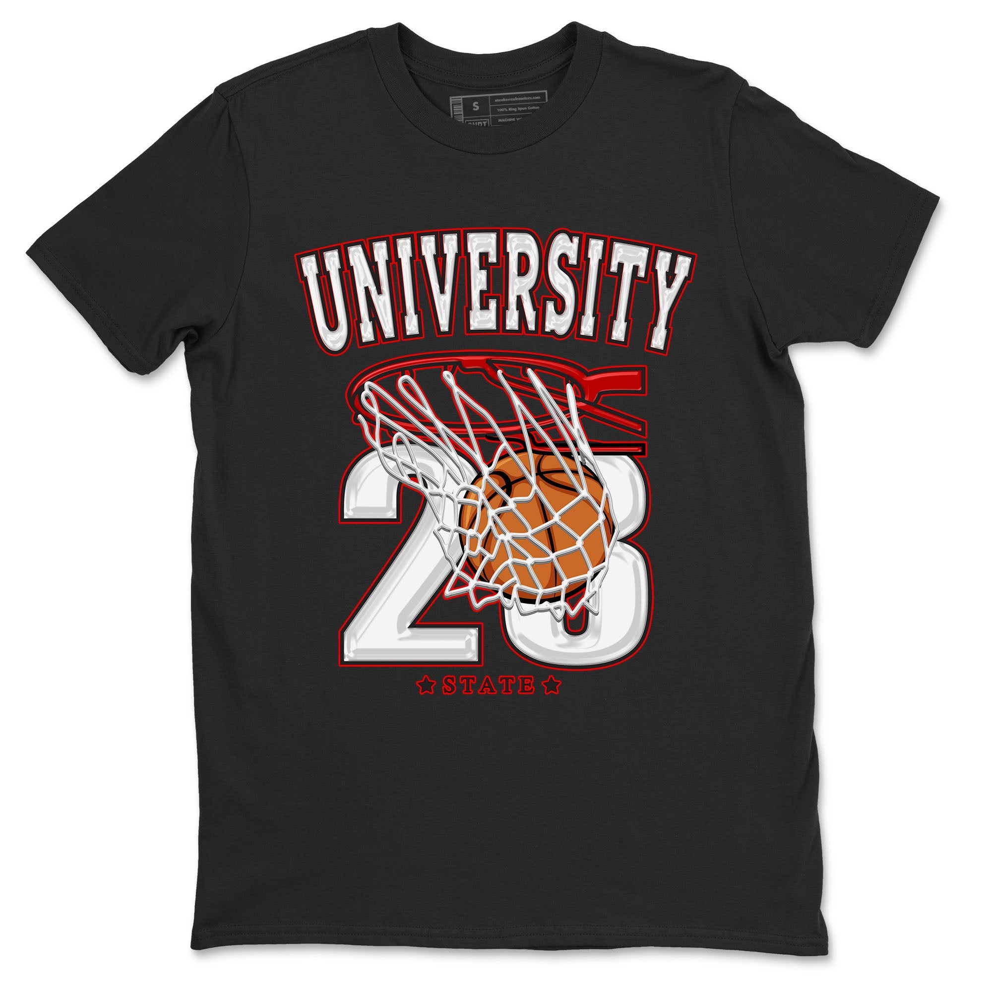 1s Low University Red shirt to match jordans Basketball sneaker tees Air Jordan 1 University Red Drip Gear Zone Sneaker Matching Clothing Brand Unisex Sneaker Tee Black 2 T-Shirt