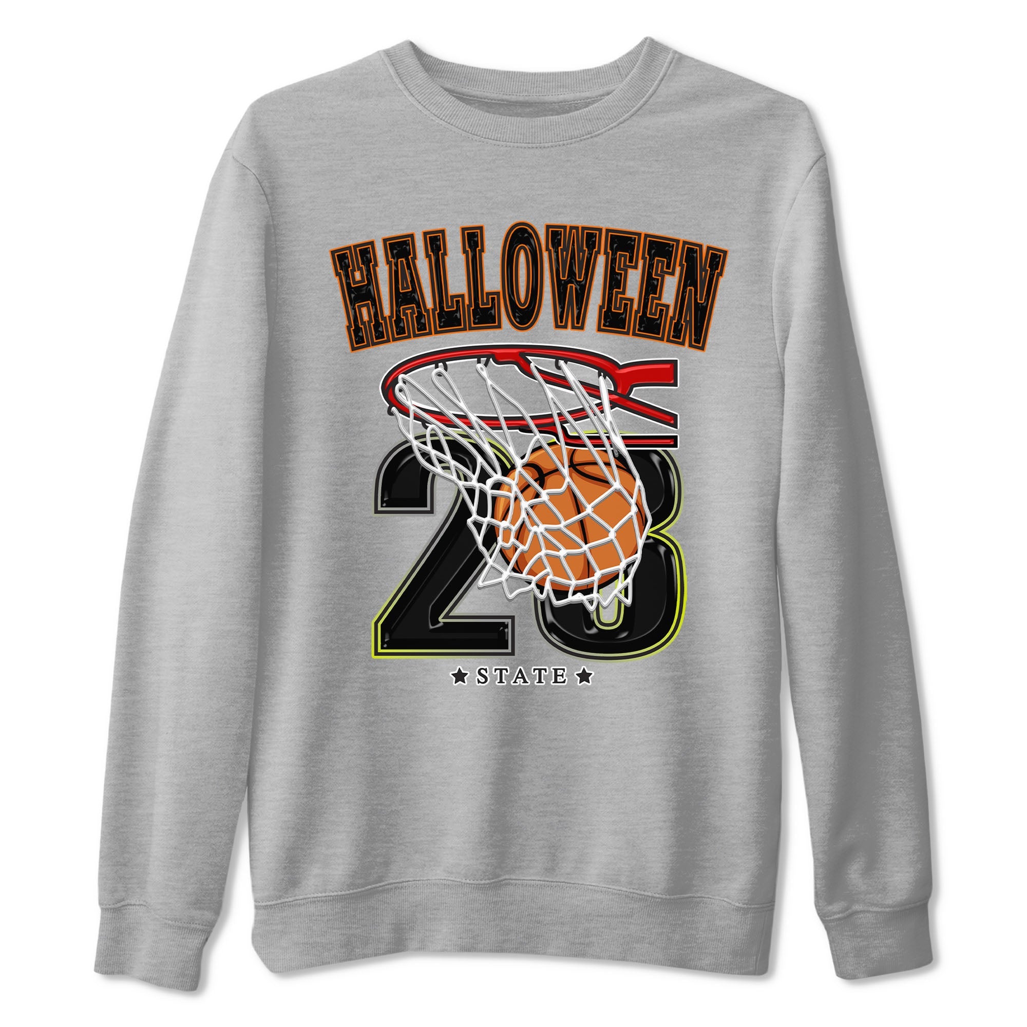 Nike Dunk Halloween shirt to match jordans Basketball sneaker tees Nike Dunk Mid Halloween Drip Gear Zone Sneaker Matching Clothing Brand Unisex Sneaker Tee Heather Grey 2 T-Shirt