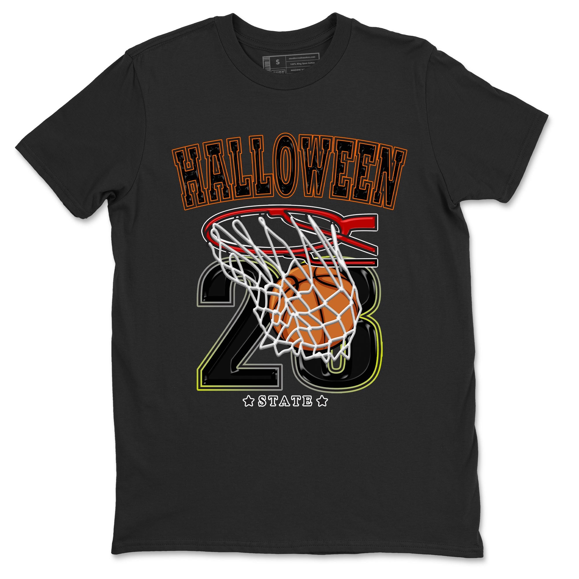 Nike Dunk Halloween shirt to match jordans Basketball sneaker tees Nike Dunk Mid Halloween Drip Gear Zone Sneaker Matching Clothing Brand Unisex Sneaker Tee Black 2 T-Shirt