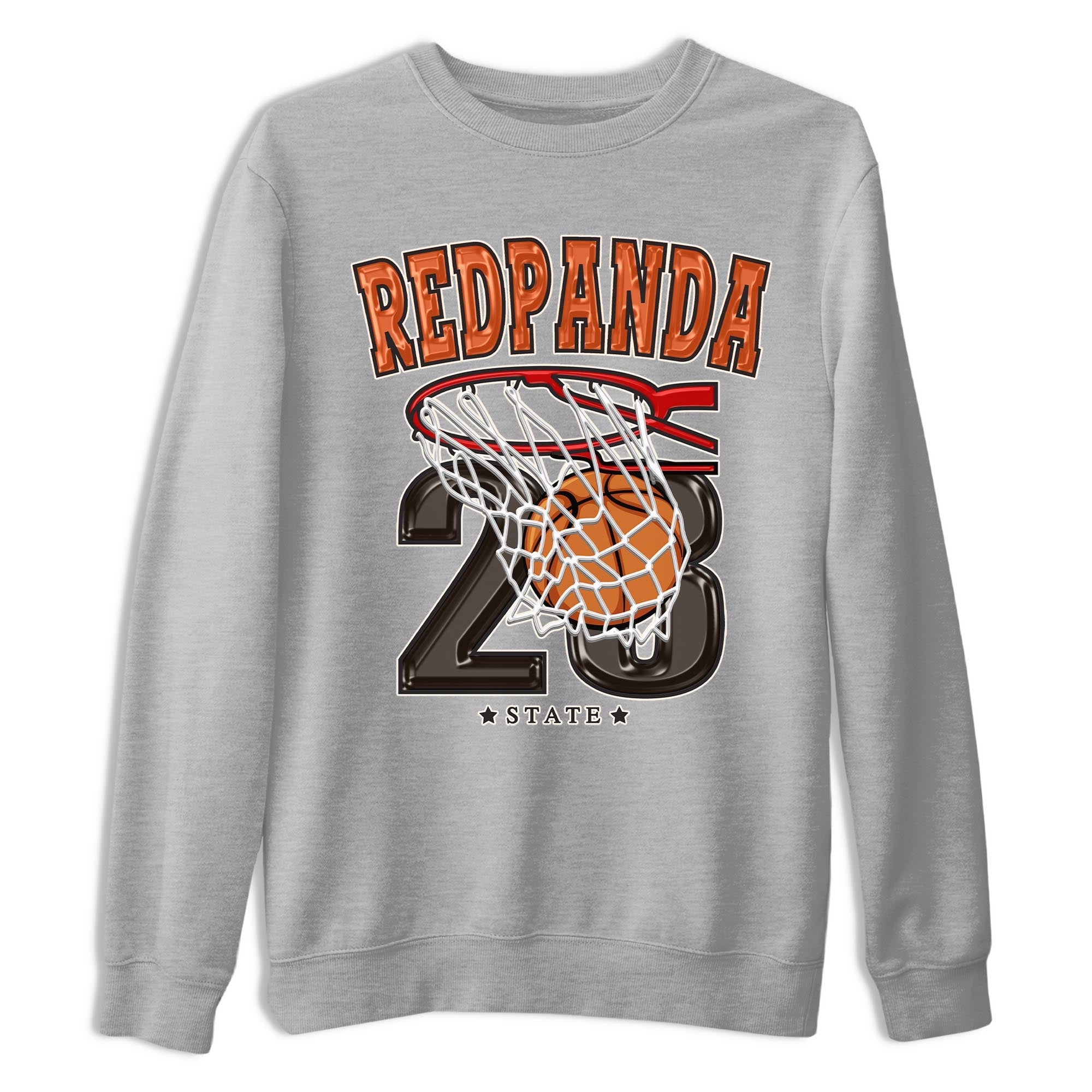 Nike Low Dunk Red Panda shirt to match jordans Basketball sneaker tees Nike Dunk Red Panda Drip Gear Zone Unisex Streetwear Clothing Heather Grey 2 T-Shirt