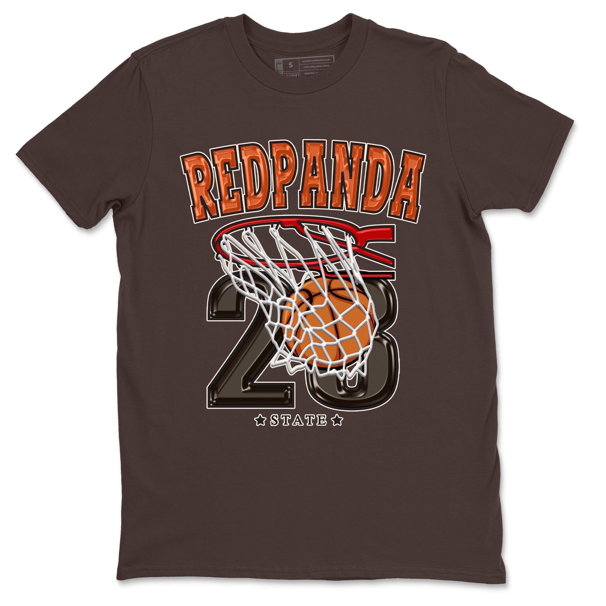 Nike Low Dunk Red Panda shirt to match jordans Basketball sneaker tees Nike Dunk Red Panda Drip Gear Zone Unisex Streetwear Clothing Dark Chocolate 2 T-Shirt