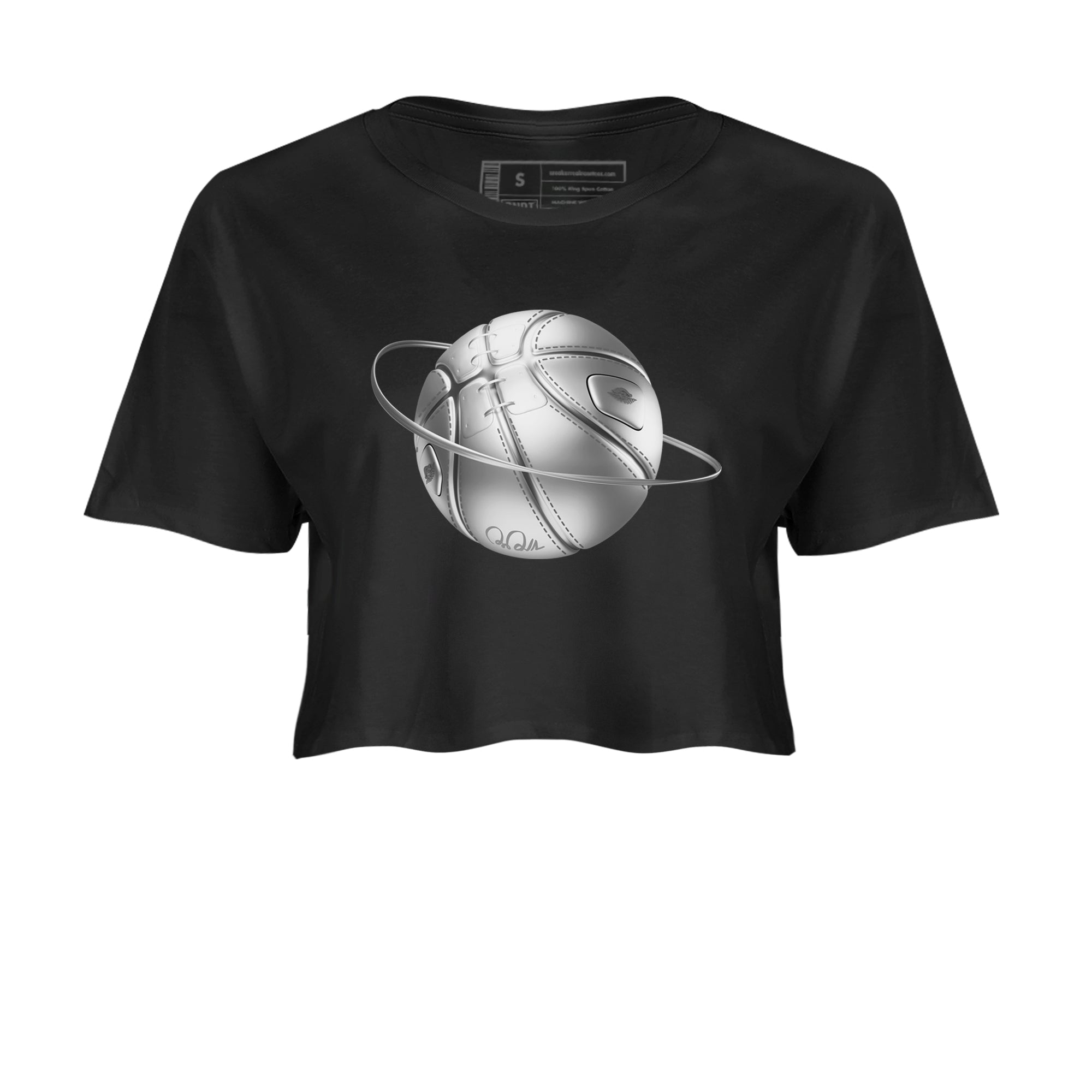 Air Jordan 1 Gift Giving shirt to match jordans Basketball Planet sneaker tees AJ1 Gift Giving Drip Gear Zone Black 2 Crop T-Shirt