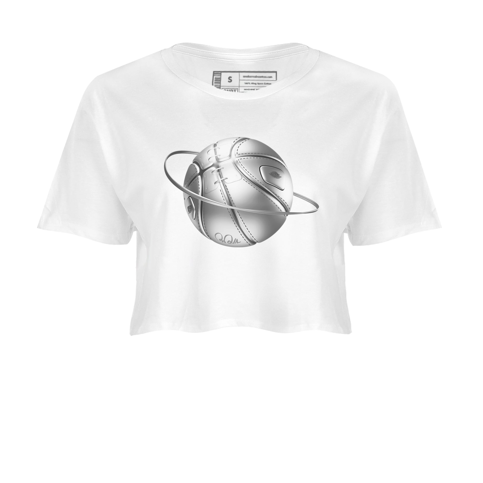 Air Jordan 1 Gift Giving shirt to match jordans Basketball Planet sneaker tees AJ1 Gift Giving Drip Gear Zone White 2 Crop T-Shirt