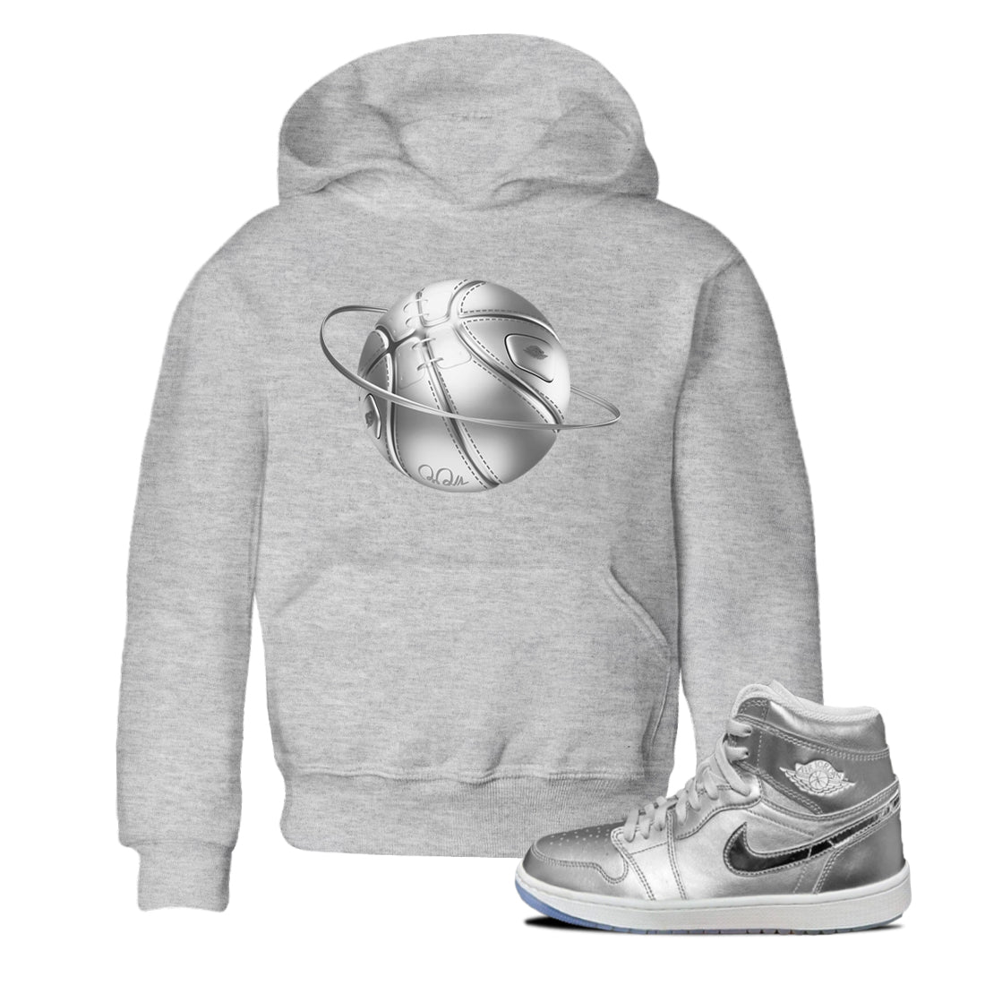 Air Jordan 1 Gift Giving shirt to match jordans Basketball Planet sneaker tees AJ1 Gift Giving Drip Gear Zone Baby Toddler Heather Grey 1 T-Shirt