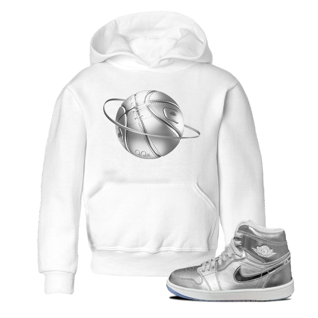 Air Jordan 1 Gift Giving shirt to match jordans Basketball Planet sneaker tees AJ1 Gift Giving Drip Gear Zone Baby Toddler White 1 T-Shirt