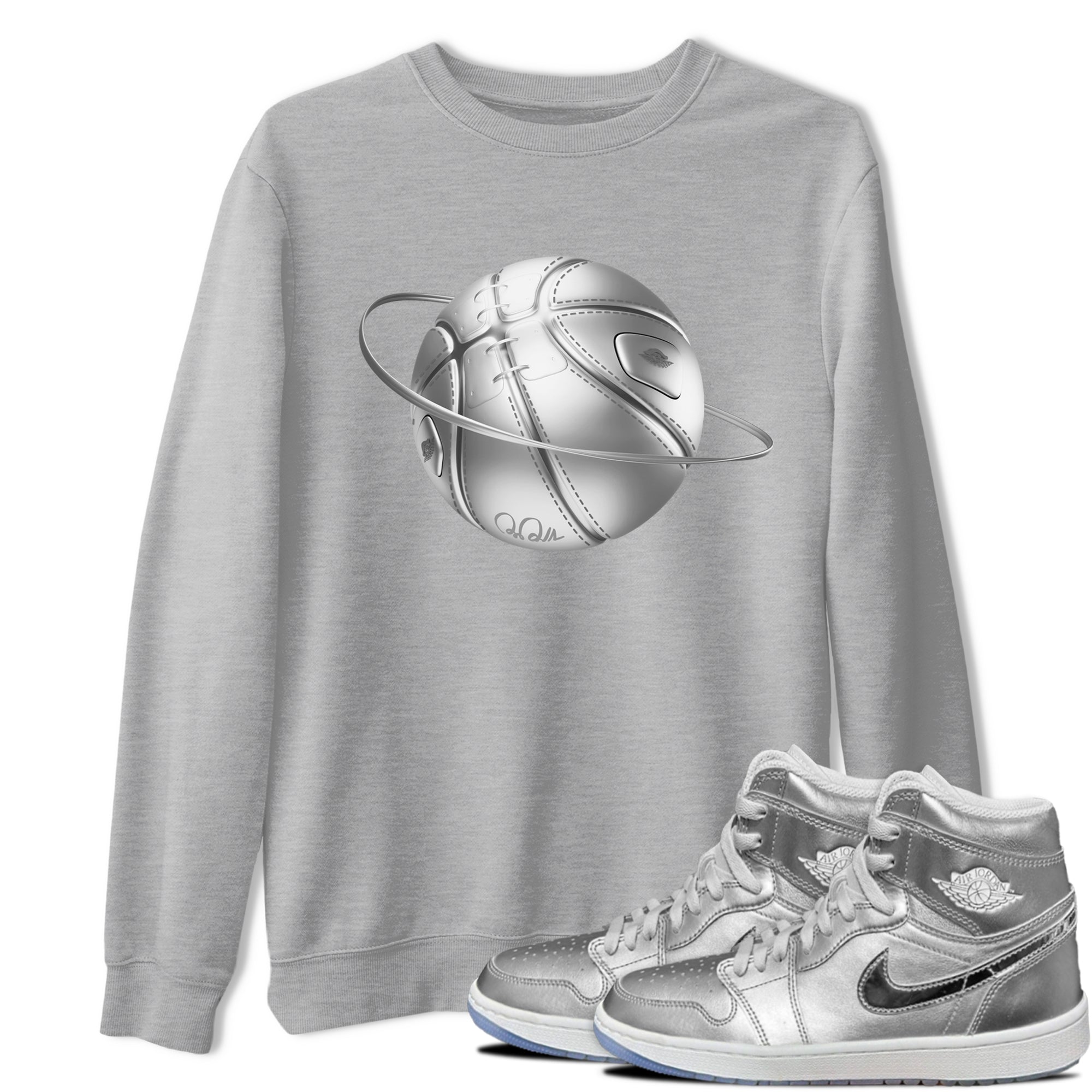 Air Jordan 1 Gift Giving shirt to match jordans Basketball Planet sneaker tees AJ1 Gift Giving Drip Gear Zone Unisex Heather Grey 1 T-Shirt