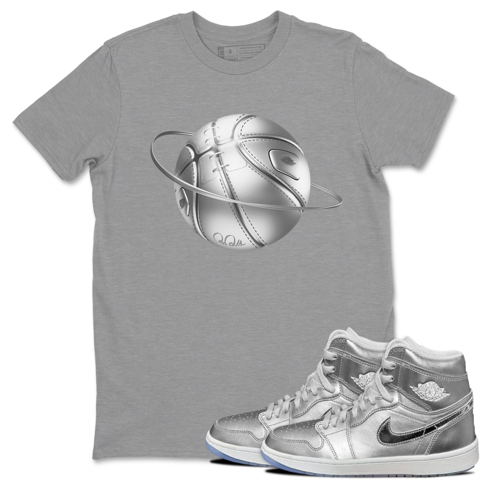 Air Jordan 1 Gift Giving shirt to match jordans Basketball Planet sneaker tees AJ1 Gift Giving Drip Gear Zone Unisex Heather Grey 1 T-Shirt