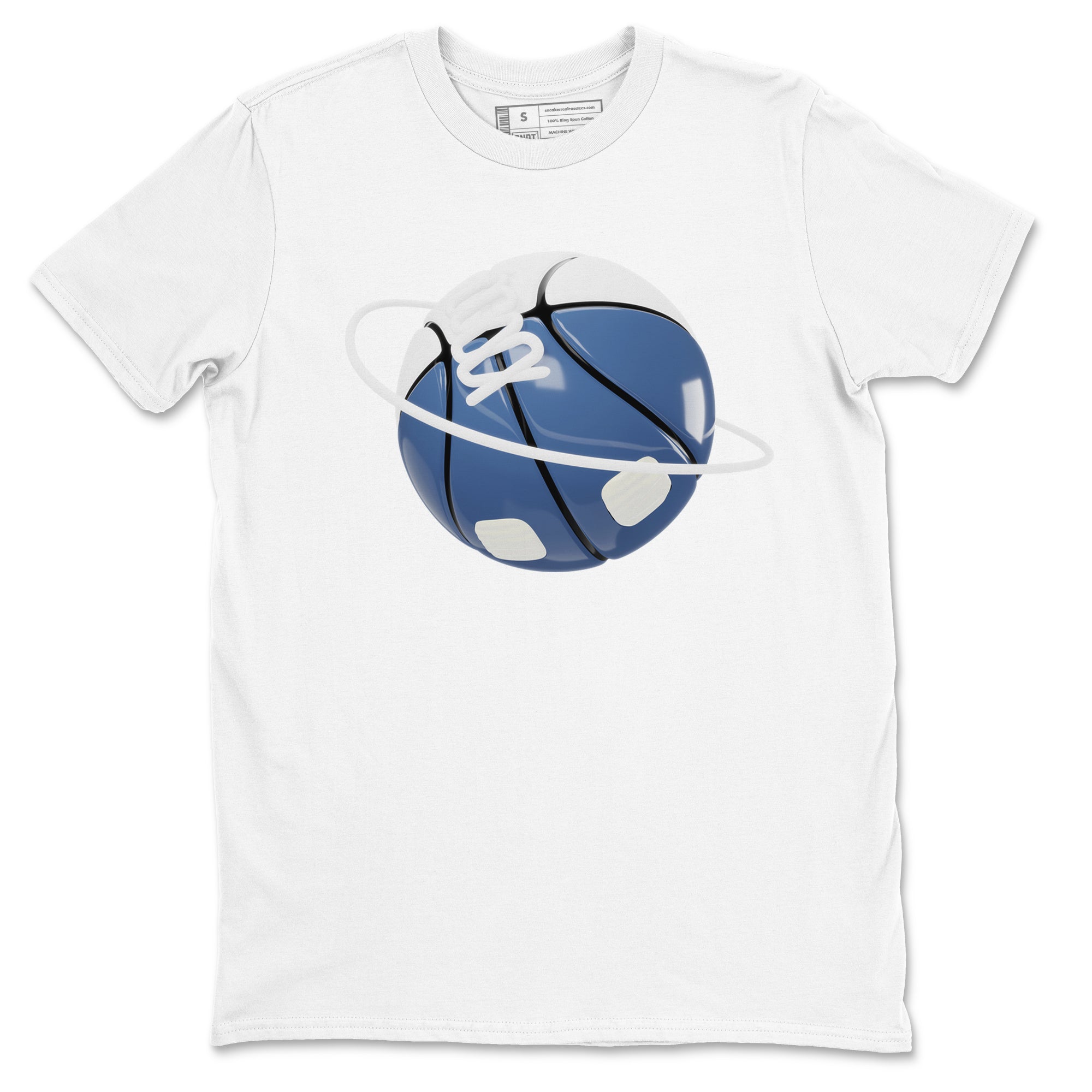 11s Diffused Blue Shirts To Match Jordans Basketball Planet sneaker match tees Air Jordan 11 Diffused Blue Tee Drip Gear Zone unisex cotton White 2 crew neck shirts