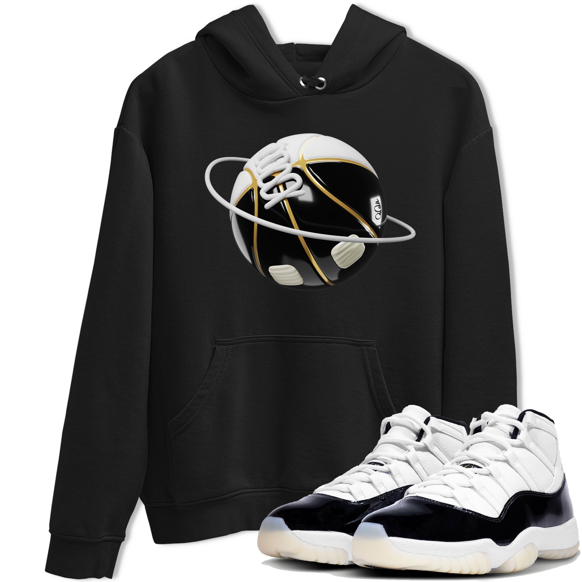 Air Jordan 11 Gratitude shirt to match jordans Basketball Planet sneaker tees AJ11 Gratitude Drip Gear Zone Unisex Black 1 T-Shirt