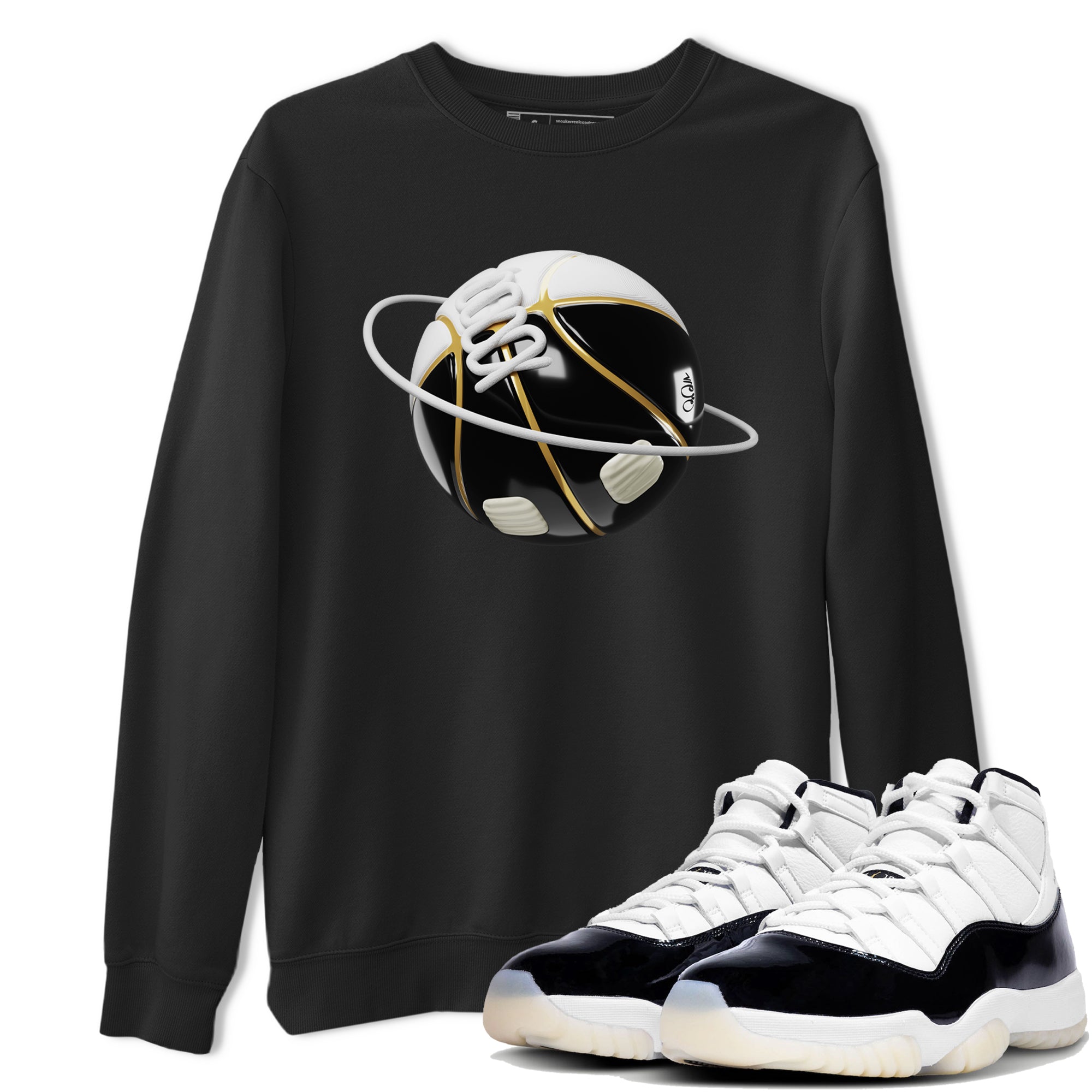 Air Jordan 11 Gratitude shirt to match jordans Basketball Planet sneaker tees AJ11 Gratitude Drip Gear Zone Unisex Black 1 T-Shirt