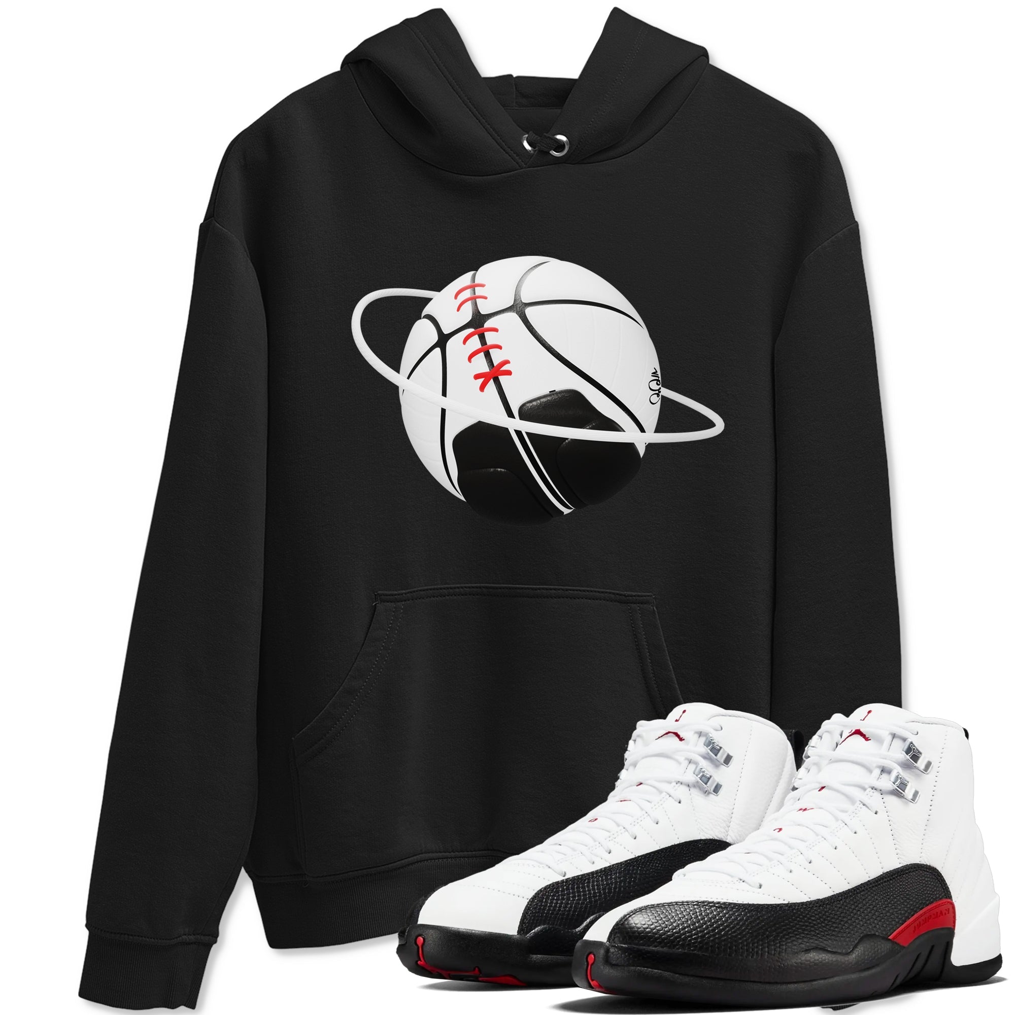 12s Taxi Flip shirts to match jordans Basketball Planet sneaker match tees Air Jordan 12 Taxi Flip Drip Gear Zone streetwear brand Black 1 unisex cotton tee