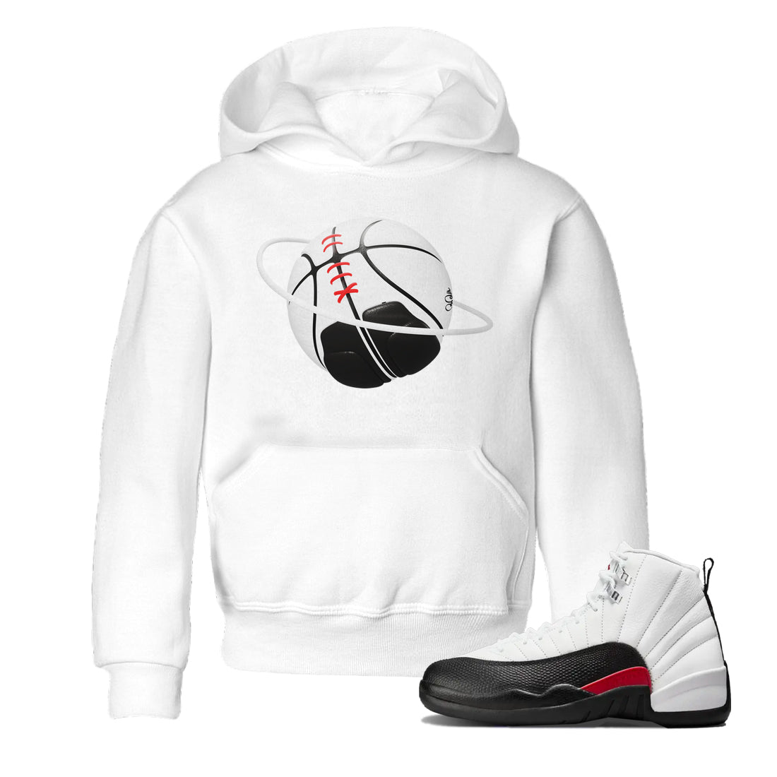 12s Taxi Flip shirts to match jordans Basketball Planet sneaker match tees Air Jordan 12 Taxi Flip Drip Gear Zone streetwear brand Baby and Youth White 1 cotton tee