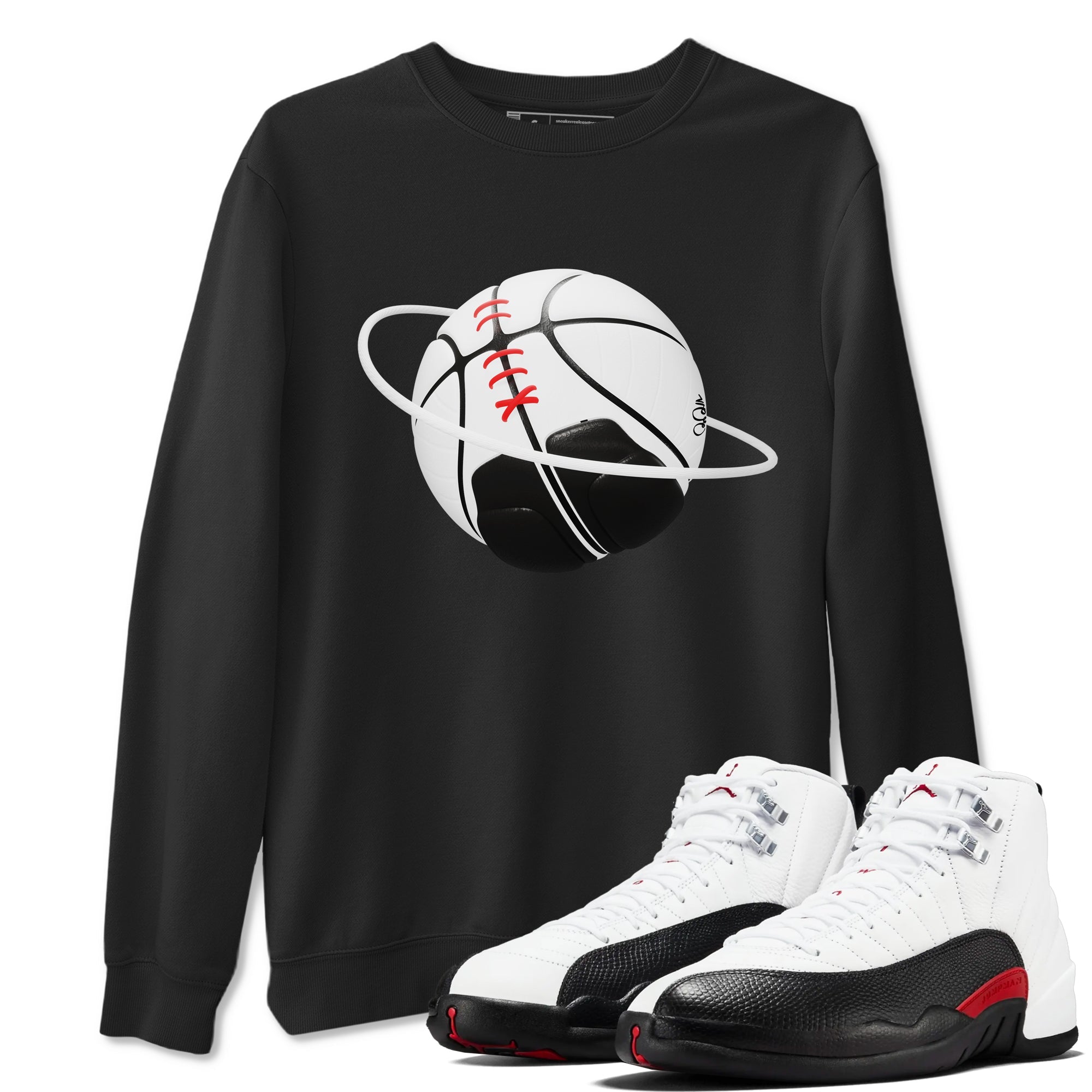 12s Taxi Flip shirts to match jordans Basketball Planet sneaker match tees Air Jordan 12 Taxi Flip Drip Gear Zone streetwear brand Black 1 unisex cotton tee