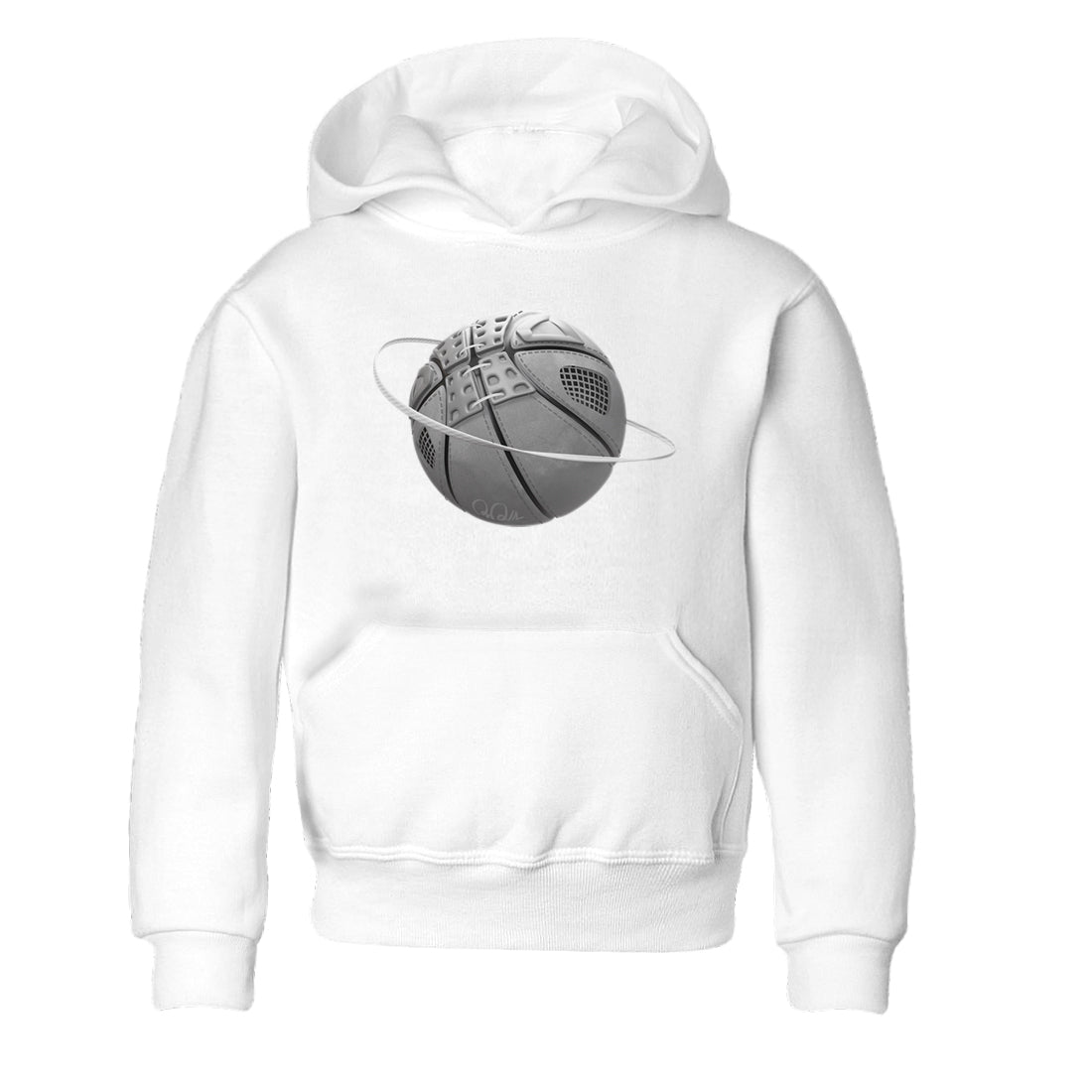 4s Wet Cement shirts to match jordans Basketball Planet sneaker match tees Air Jordan 4 SE Wet Cement Drip Gear Zone Youth Baby White 2 crew neck shirts