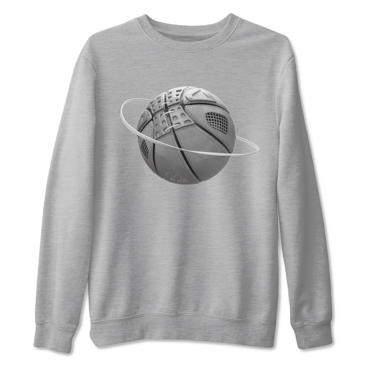 4s Wet Cement shirts to match jordans Basketball Planet sneaker match tees Air Jordan 4 SE Wet Cement Drip Gear Zone unisex cotton Heather Grey 2 crew neck shirts