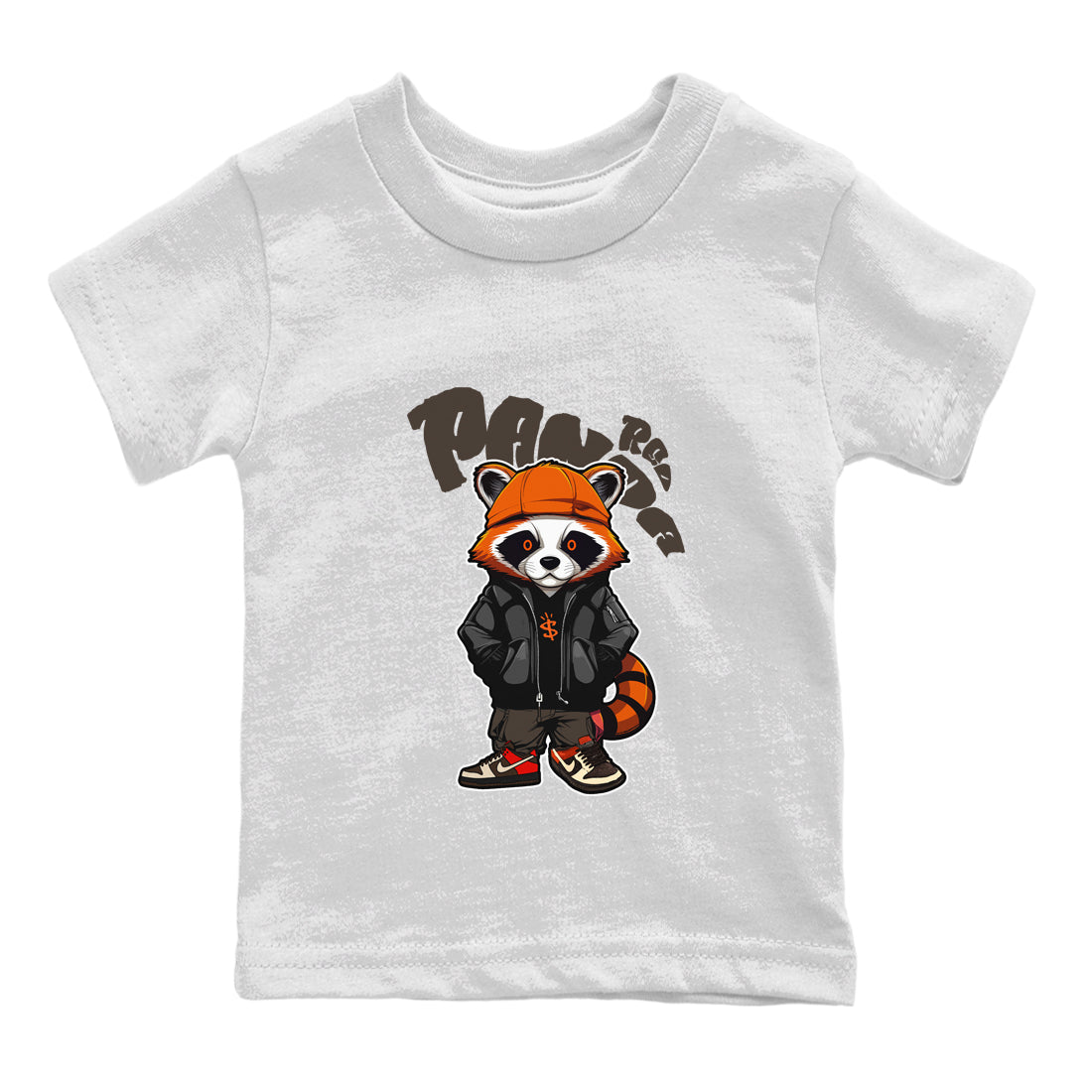 Dunk Red Panda shirt to match jordans Bastard Red Panda sneaker tees Nike Dunk LowRed Panda Drip Gear Zone Baby Toddler White 2 T-Shirt