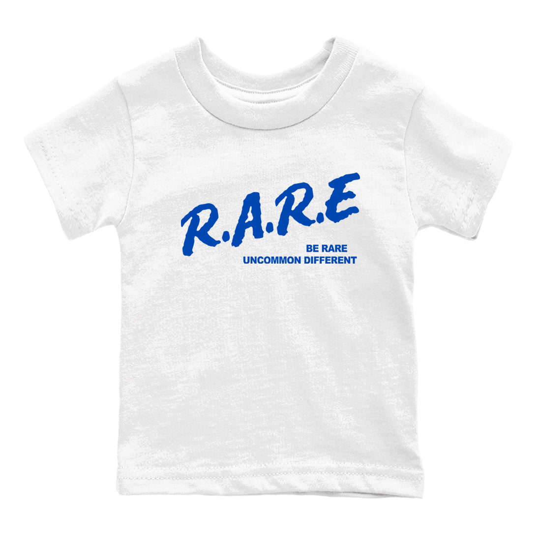 1s Game Royal shirts to match jordans Be Rare Uncommon Different sneaker match tees Air Jordan 1 Game Royal match shoes to clothes Drip Gear Zone Youth Baby White 2 tee
