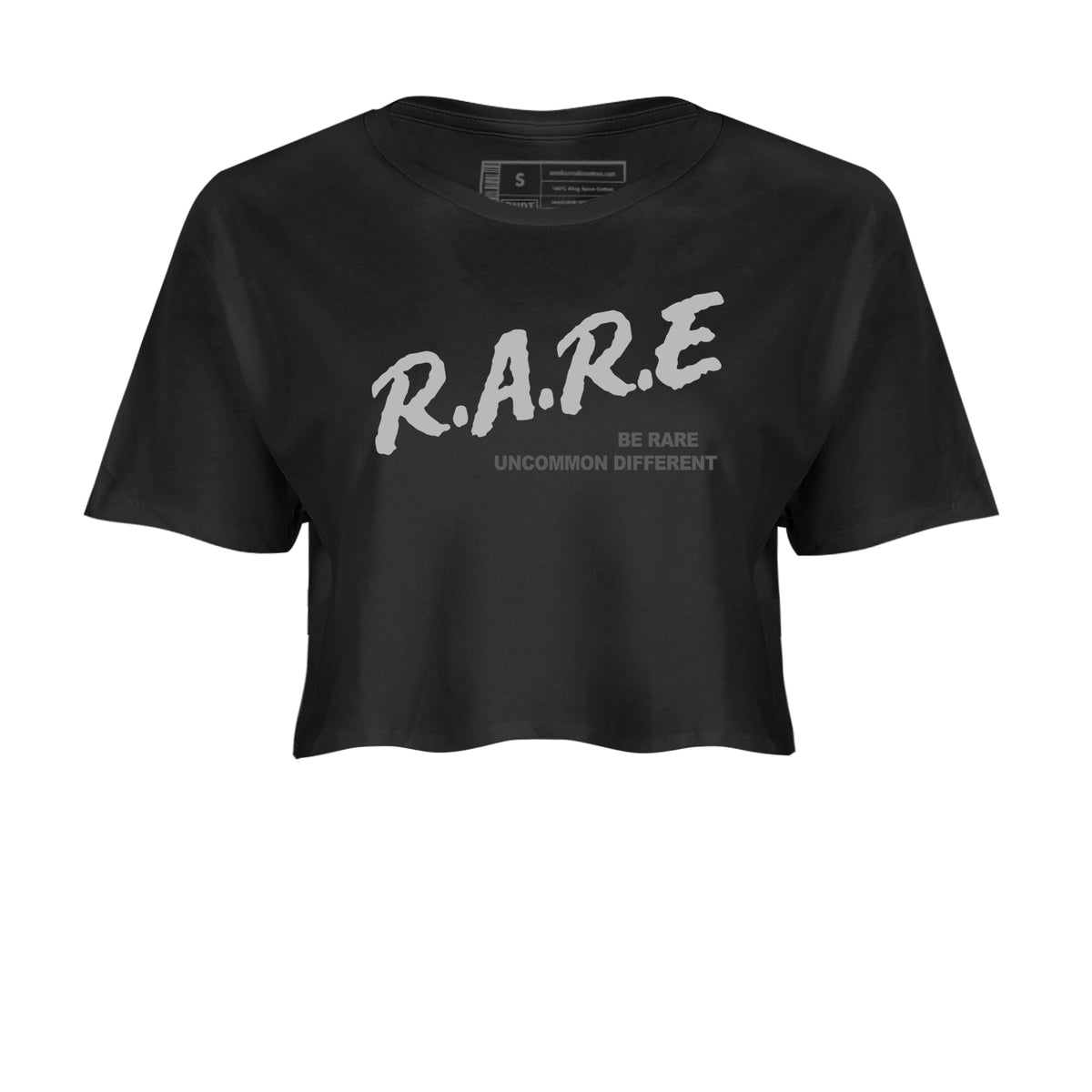 12s Black Wolf Grey shirts to match jordans Be Rare Uncommon Different sneaker match tees Air Jordan 12 Black Wolf Grey match shoes to clothes Drip Gear Zone unisex cotton Black 2 crop tee
