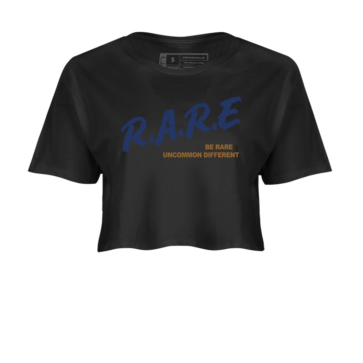 13s Midnight Navy shirts to match jordans Be Rare Uncommon Different sneaker match tees Air Jordan 13 Midnight Navy match shoes to clothes Drip Gear Zone unisex cotton Black 2 crop tee